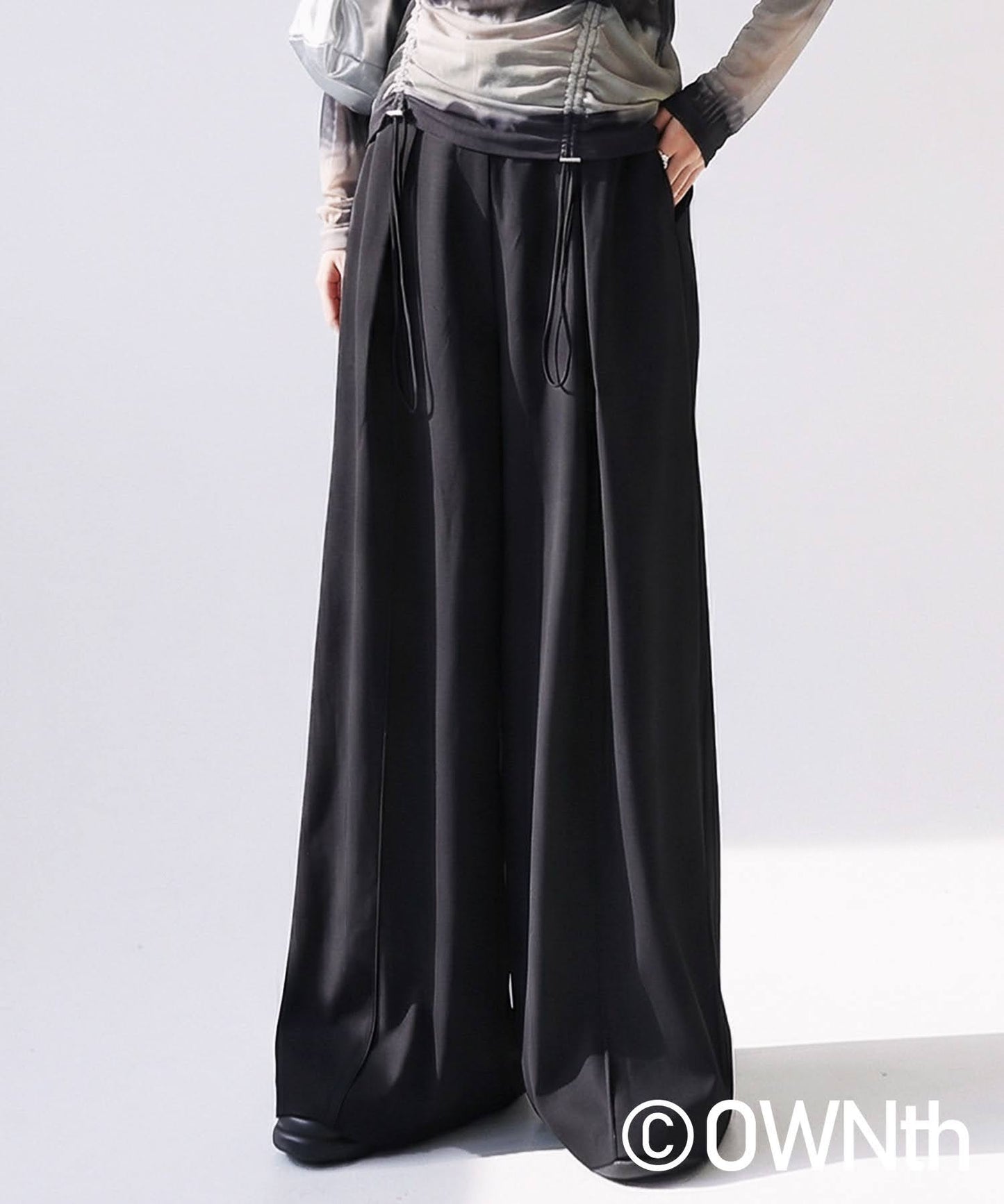OWNth Tuck Wide Pants Ladies