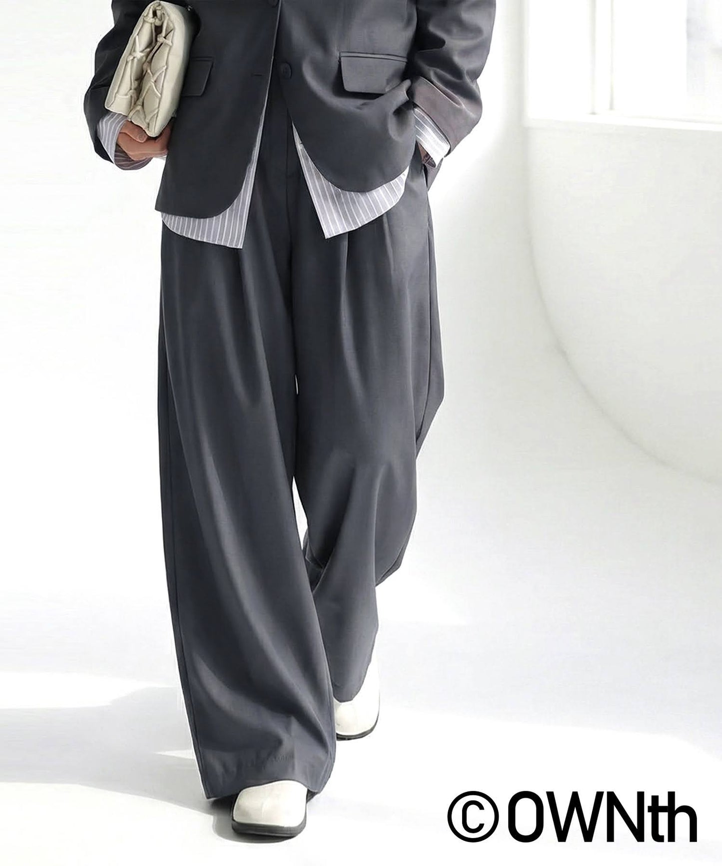 OWNth Tuck Wide Pants Men's