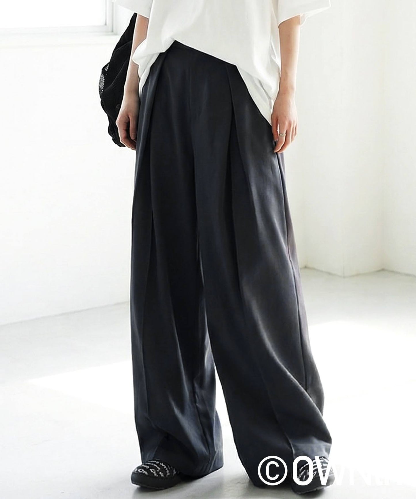 OWNth Tuck Wide Pants Ladies