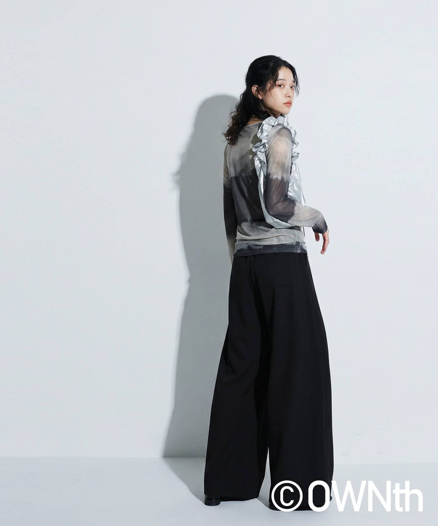 OWNth Tuck Wide Pants Ladies