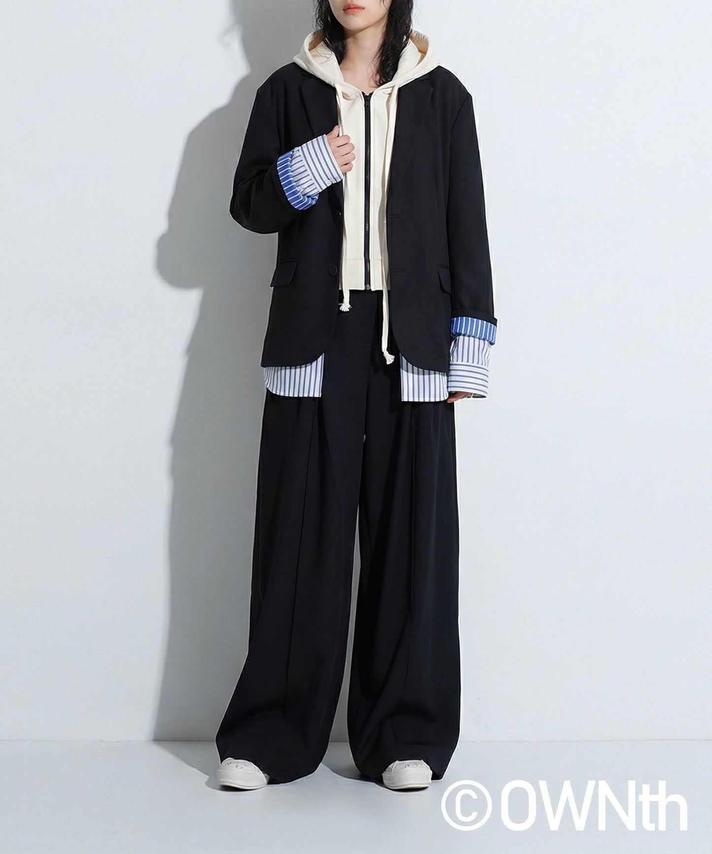 OWNth Tuck Wide Pants Ladies