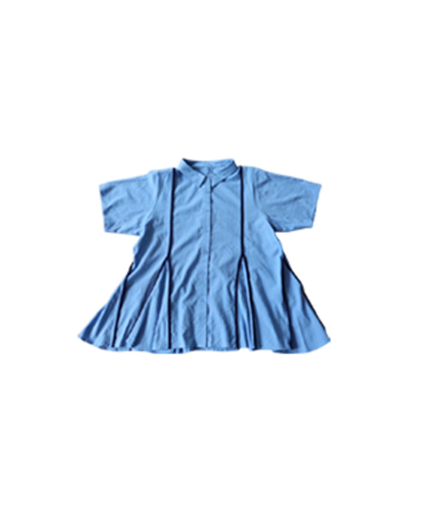 OWNth Flared Shirt With Contrasting Piping Ladies