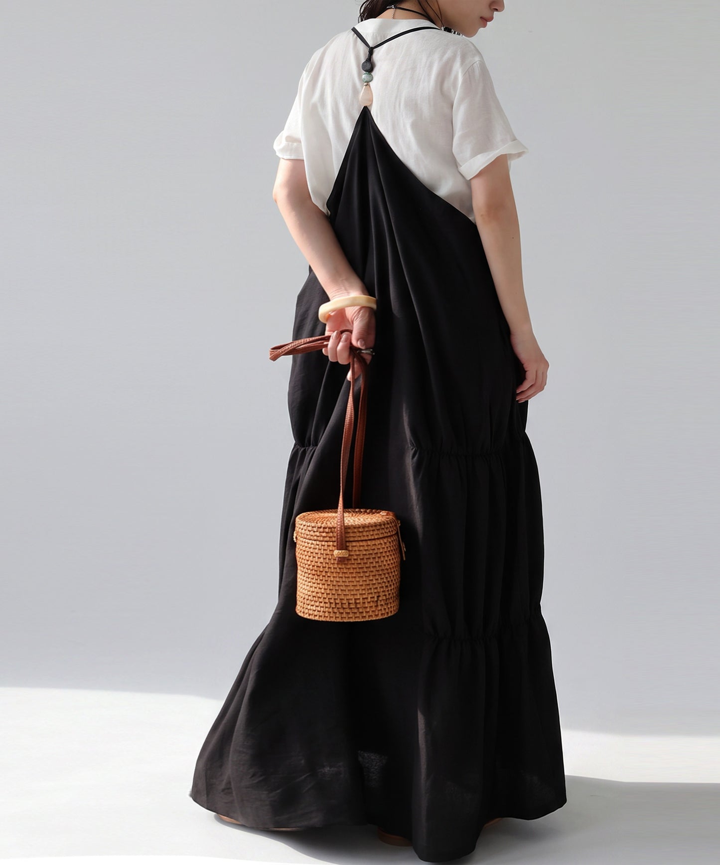 A-Line Tiered Camisole Dress Ladies