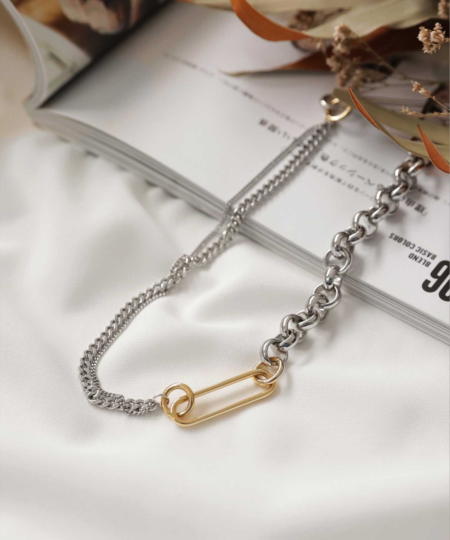 Strap Chain Design Necklace  Ladies