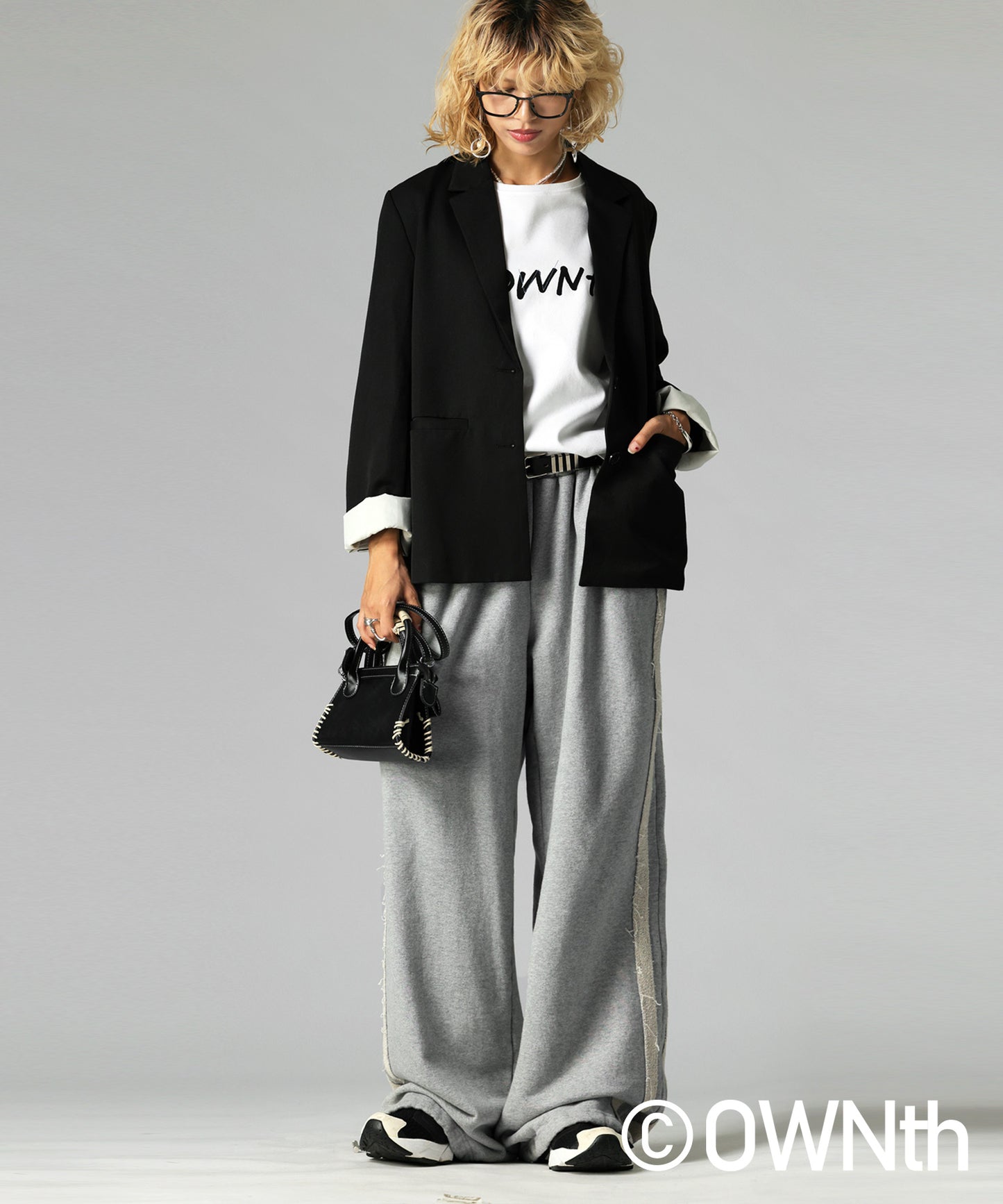 OWNth Side-Lined Fleece Sweatpants Ladies