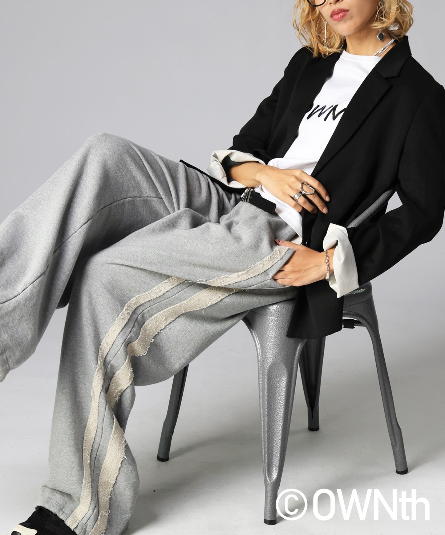 OWNth Side-Lined Fleece Sweatpants Ladies