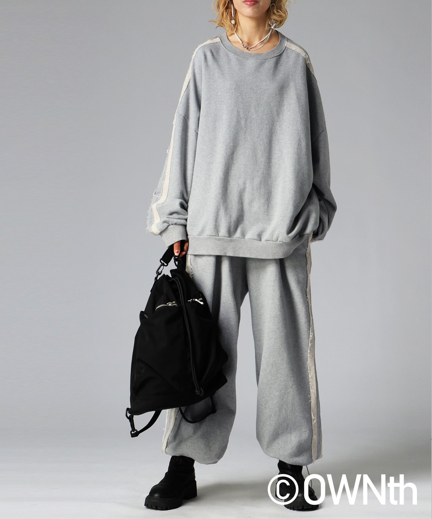 OWNth Side-Lined Fleece Sweatpants Ladies
