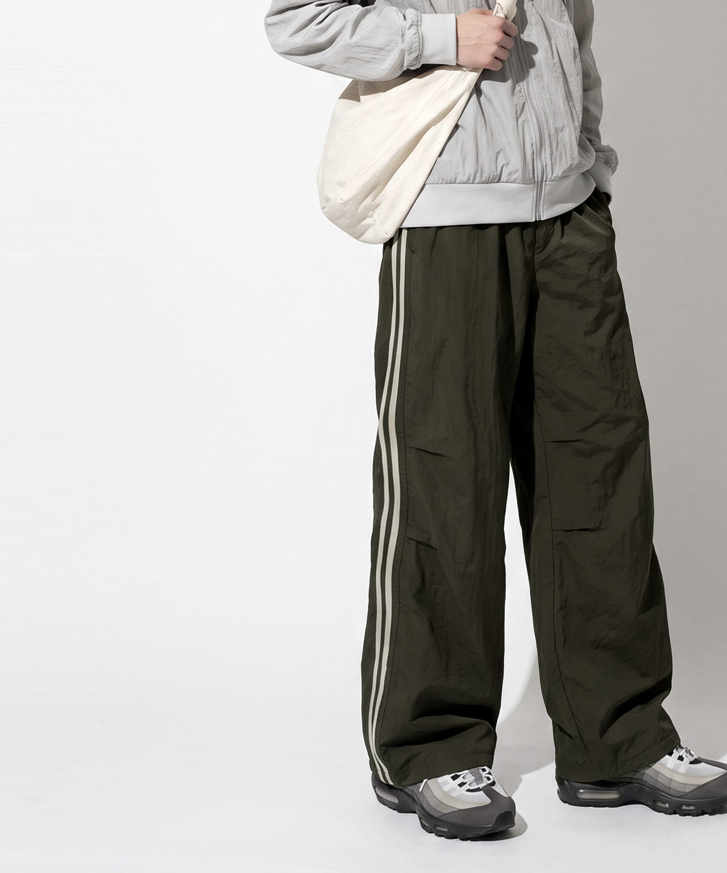 OWNth Color-Blocked Double-Line Wide-Leg Pants Men’s