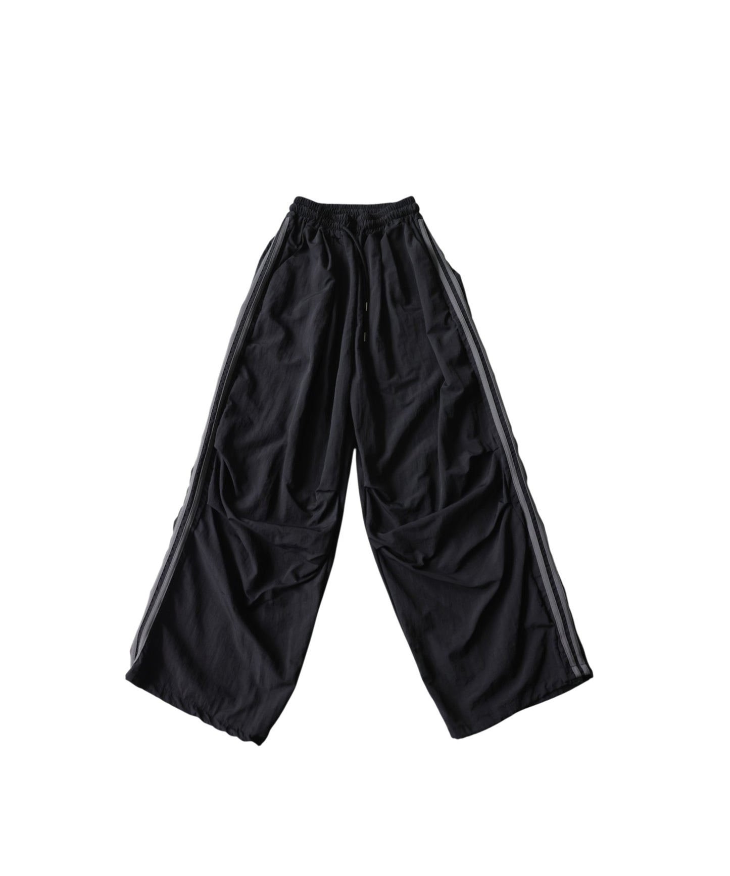 OWNth Color-Blocked Double-Line Wide-Leg Pants Ladies