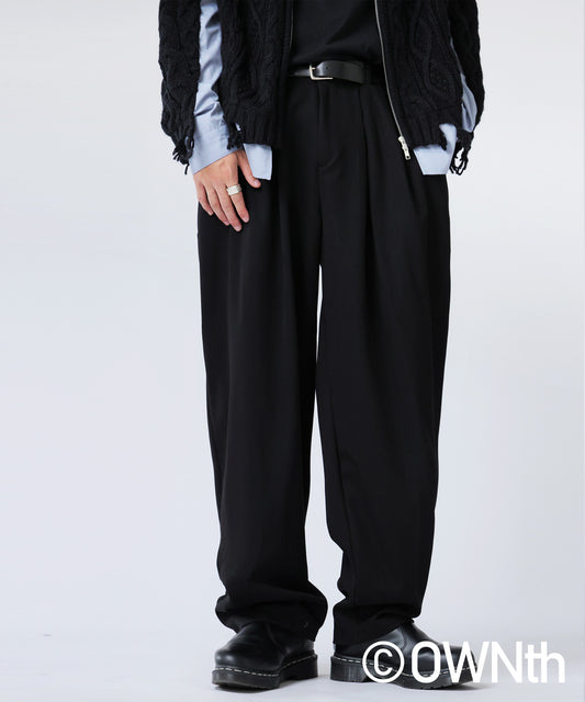 OWNth Two-Pleat Wide Pants Men's