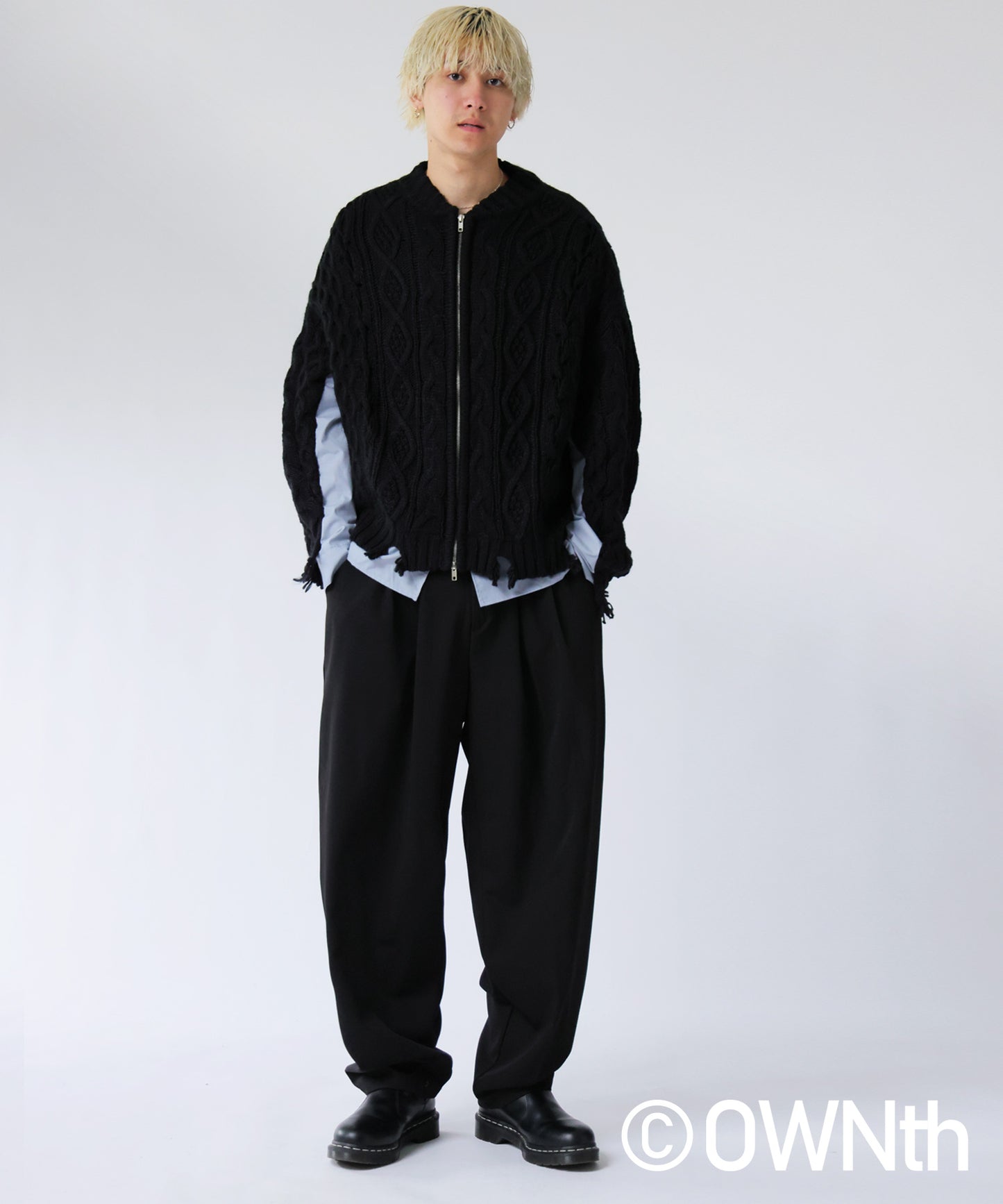 OWNth Two-Pleat Wide Pants Men's