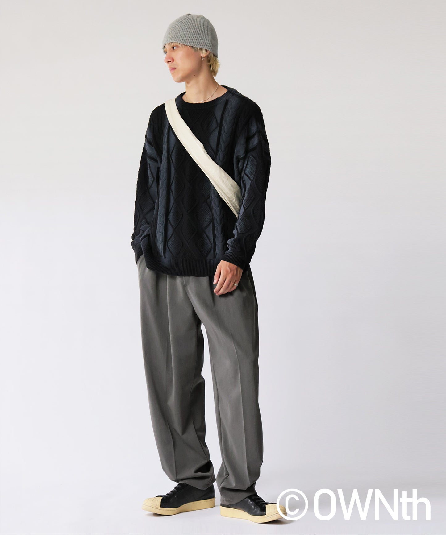 OWNth Two-Pleat Wide Pants Men's