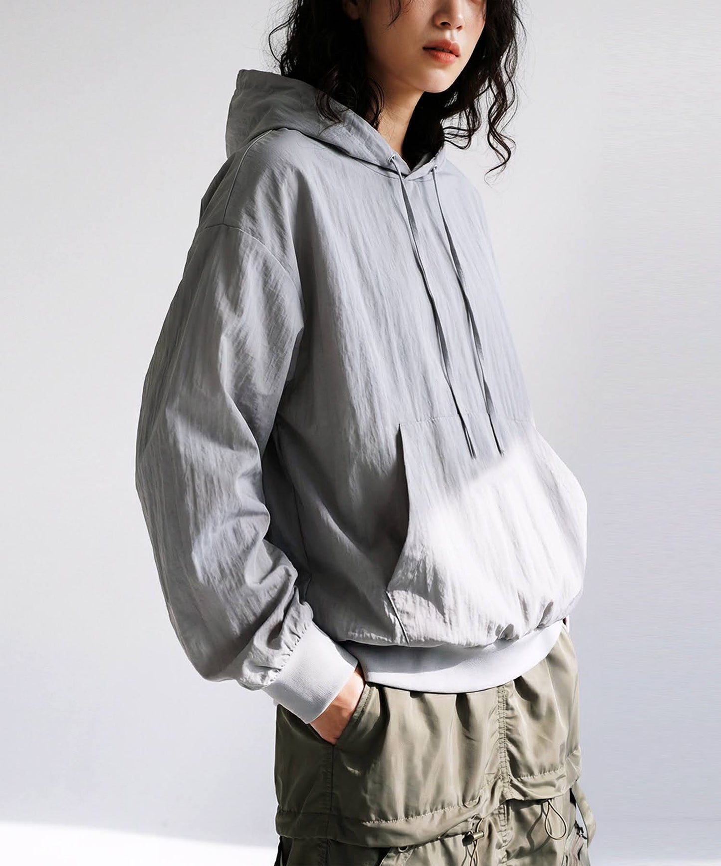 OWNth Sheer Hoodie Top Ladies