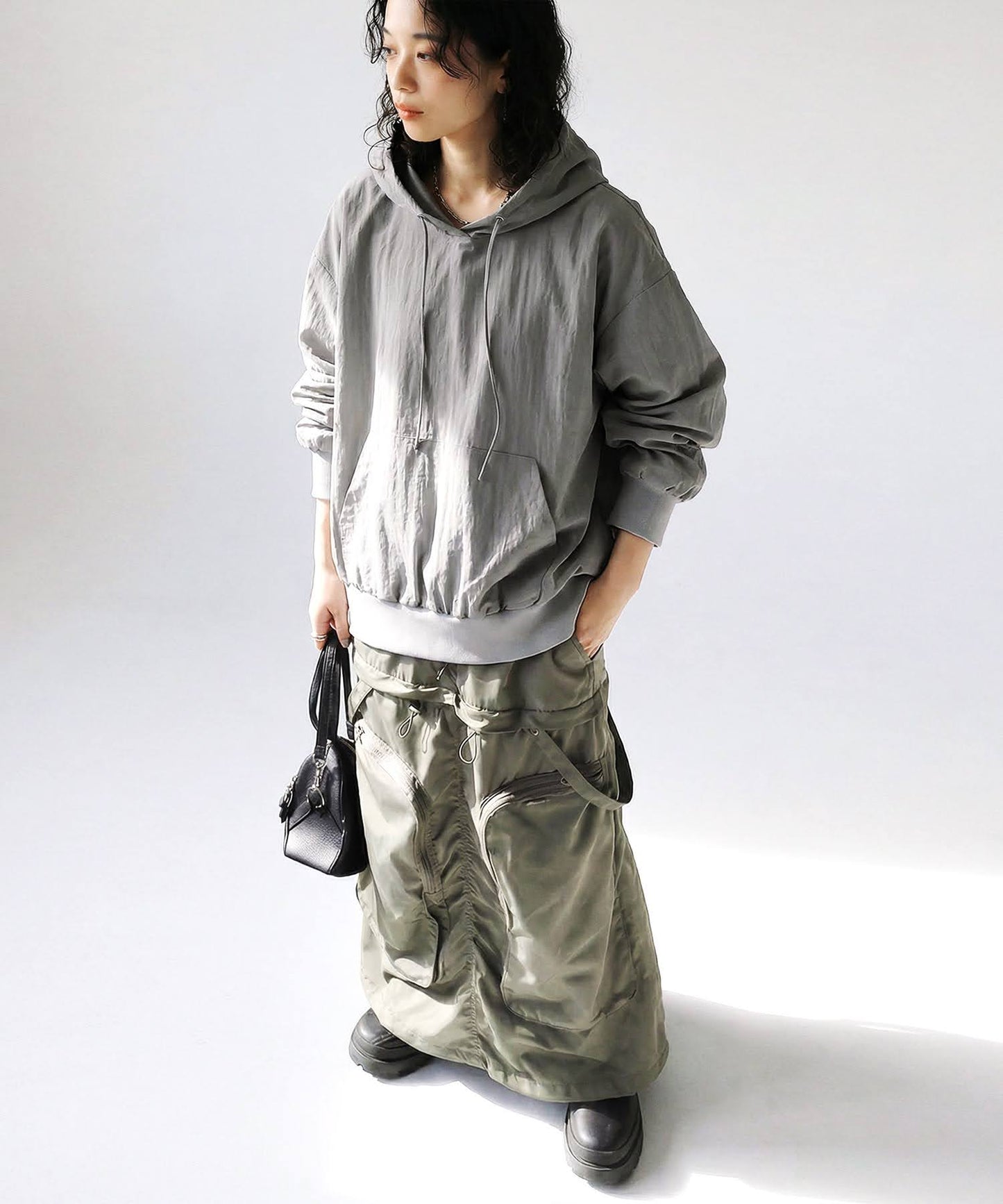 OWNth Sheer Hoodie Top Ladies