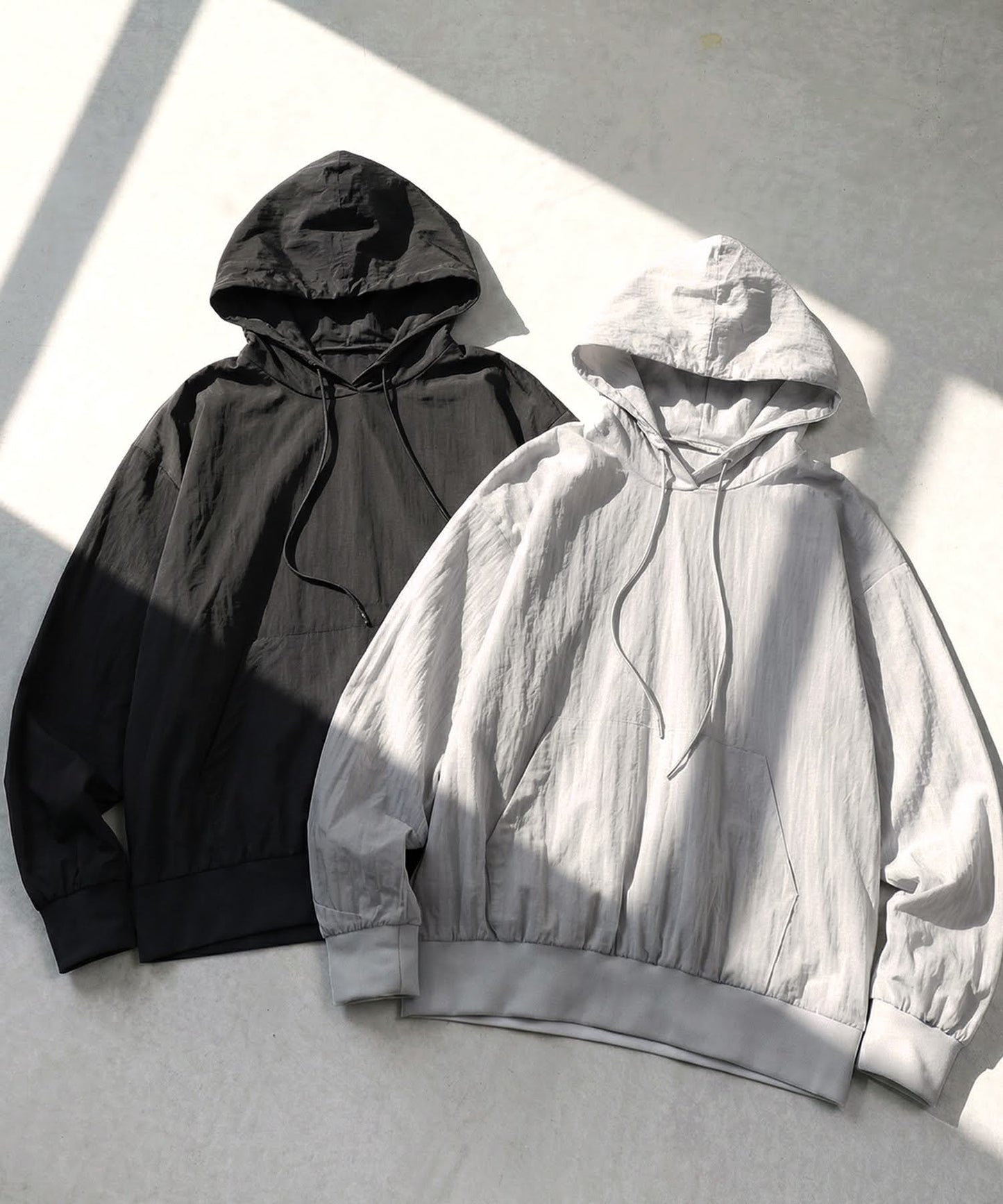 Sheer Hoodie Top Men's