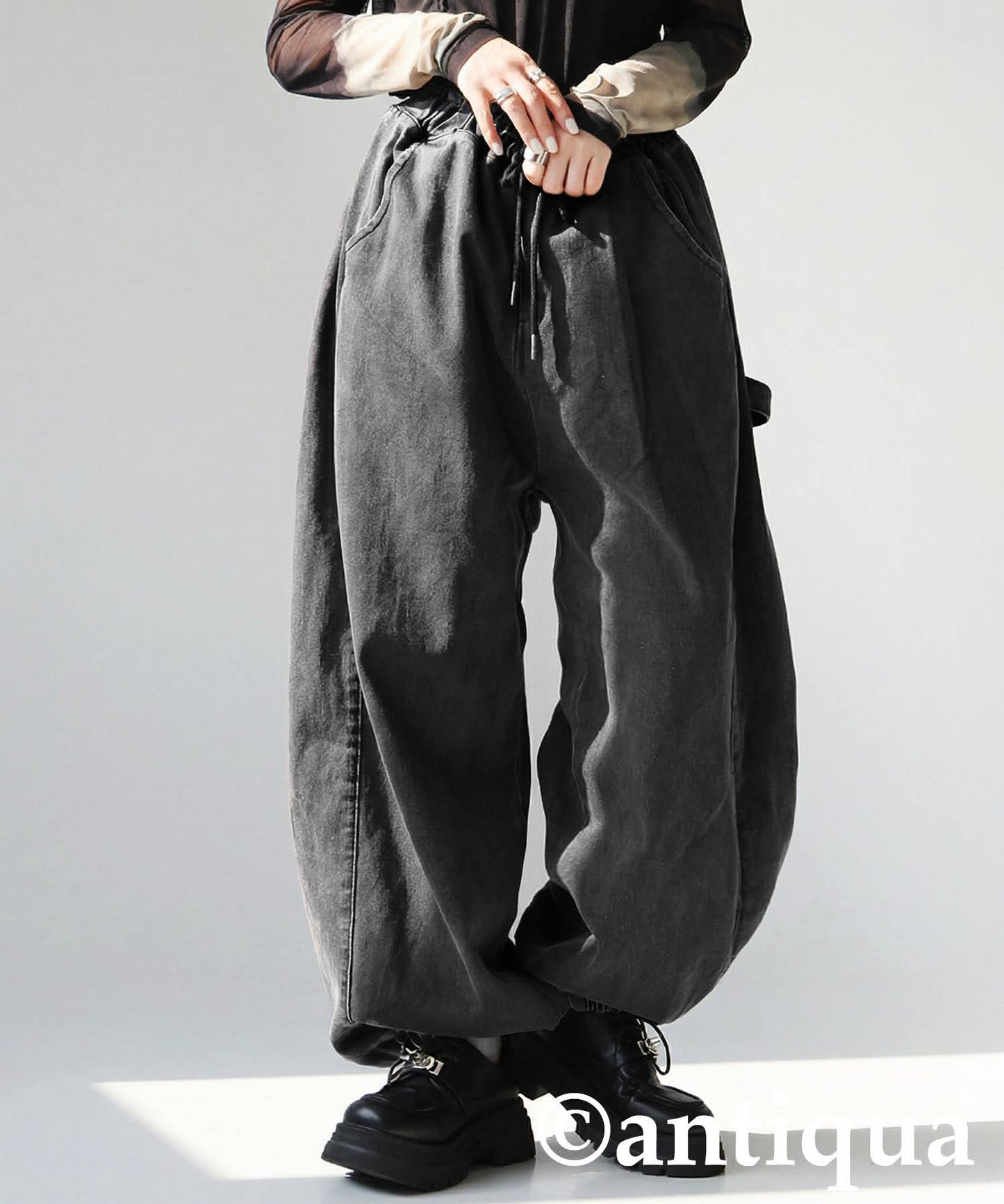 Denim Balloon Pants Ladies