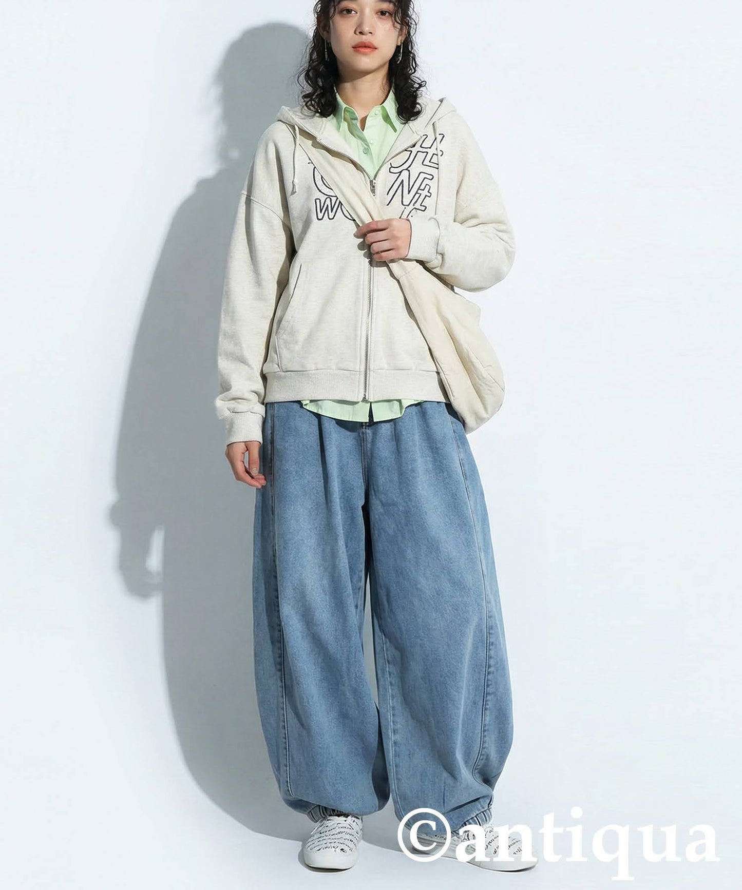 Denim Balloon Pants Ladies