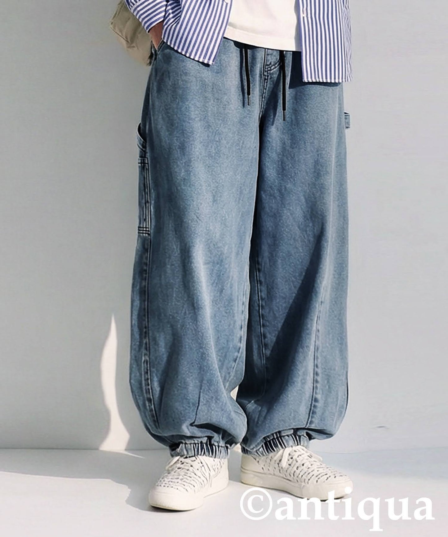 Denim Balloon Pants Men's