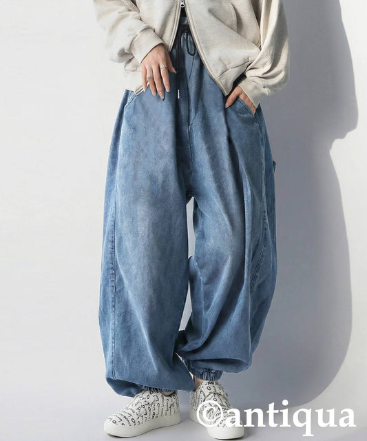 Denim Balloon Pants Ladies