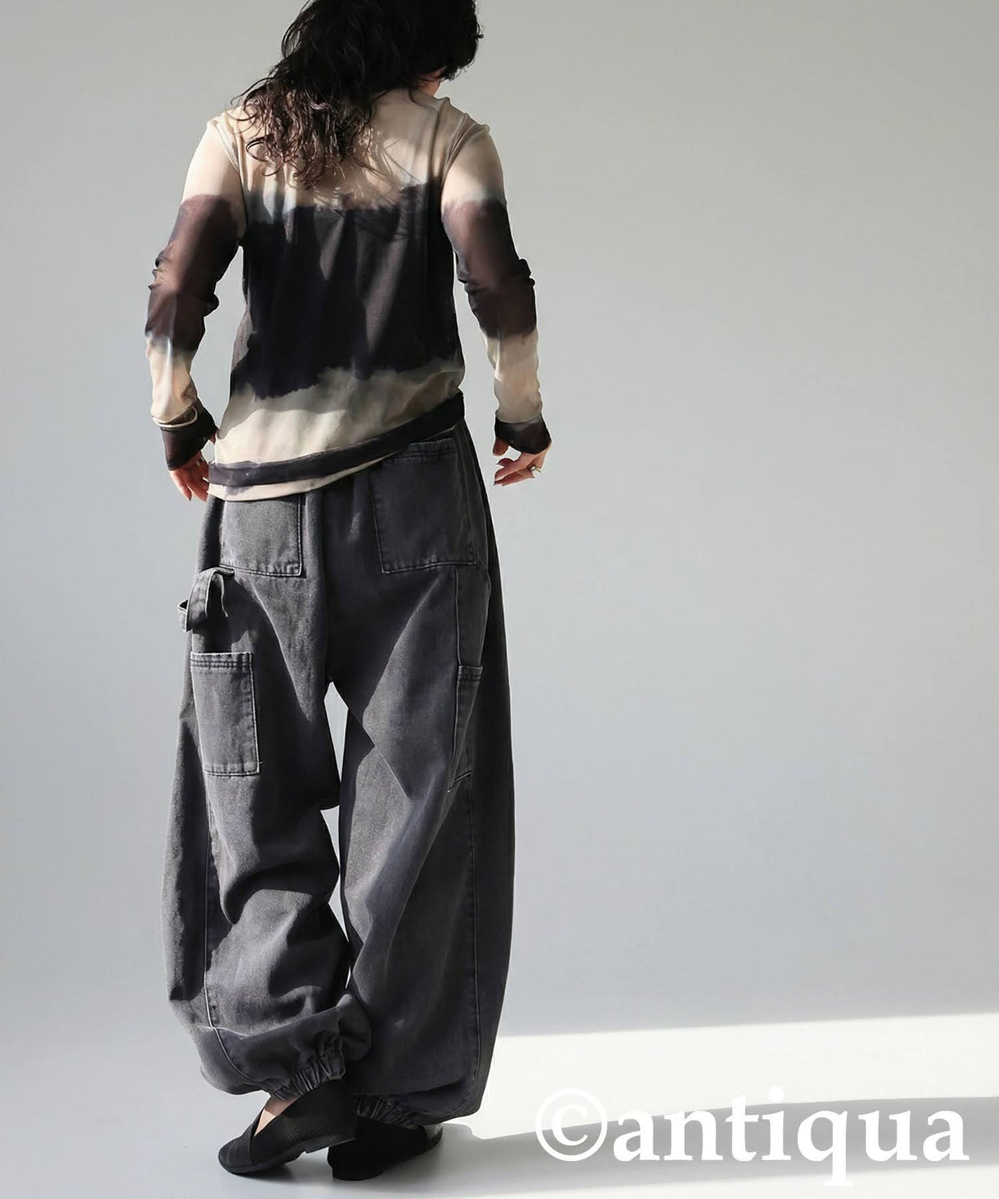 Denim Balloon Pants Ladies