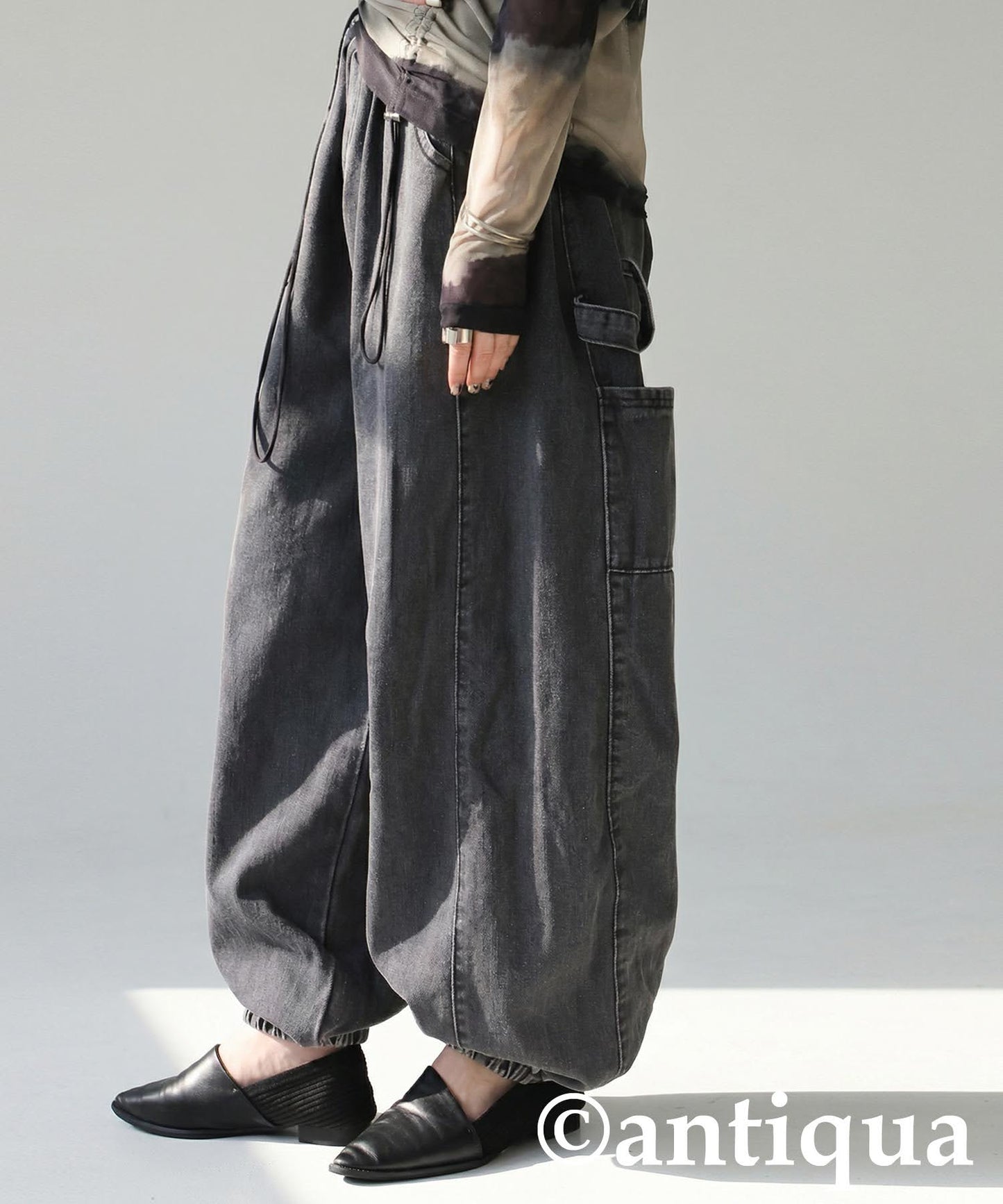 Denim Balloon Pants Ladies