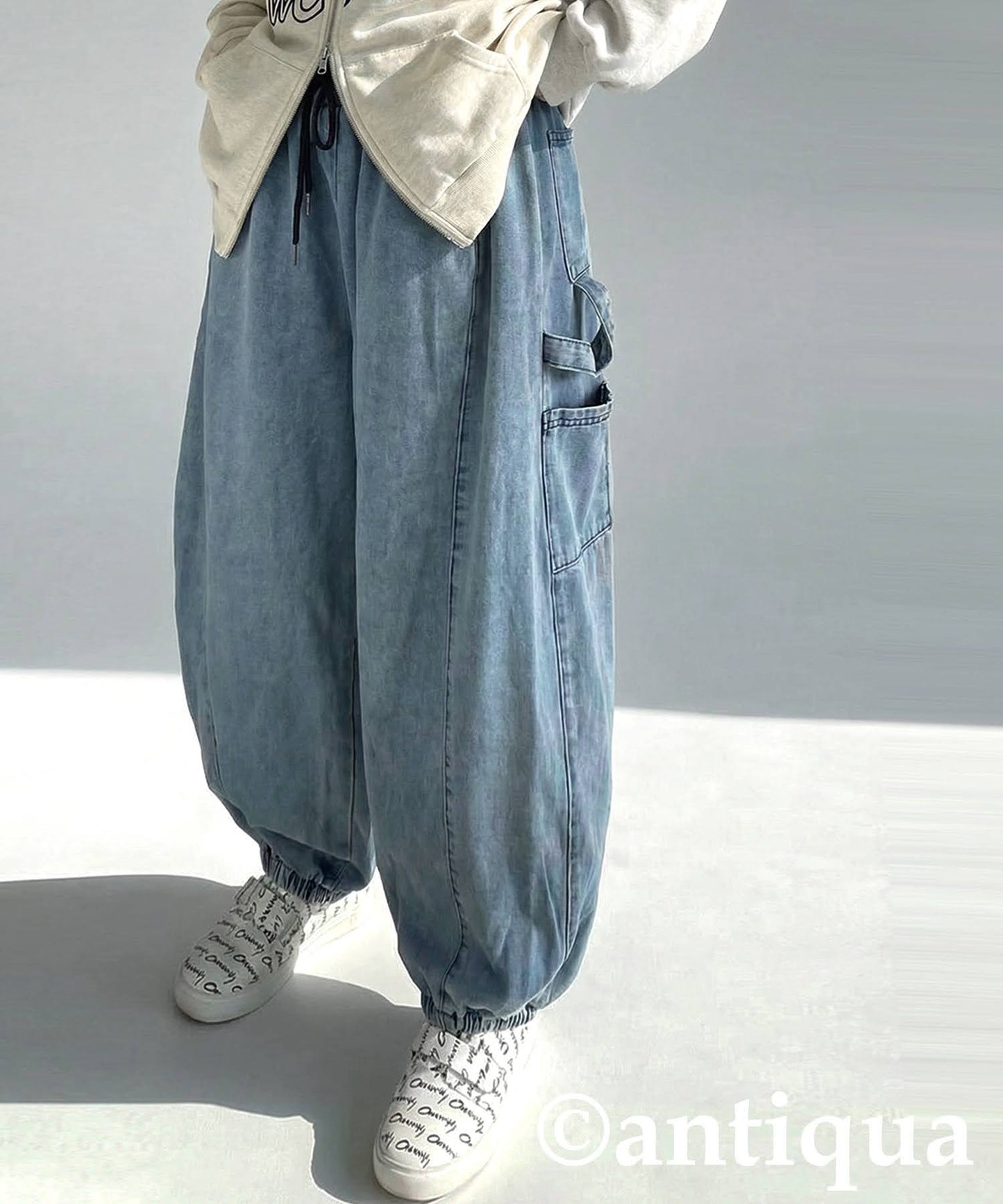 Denim Balloon Pants Ladies