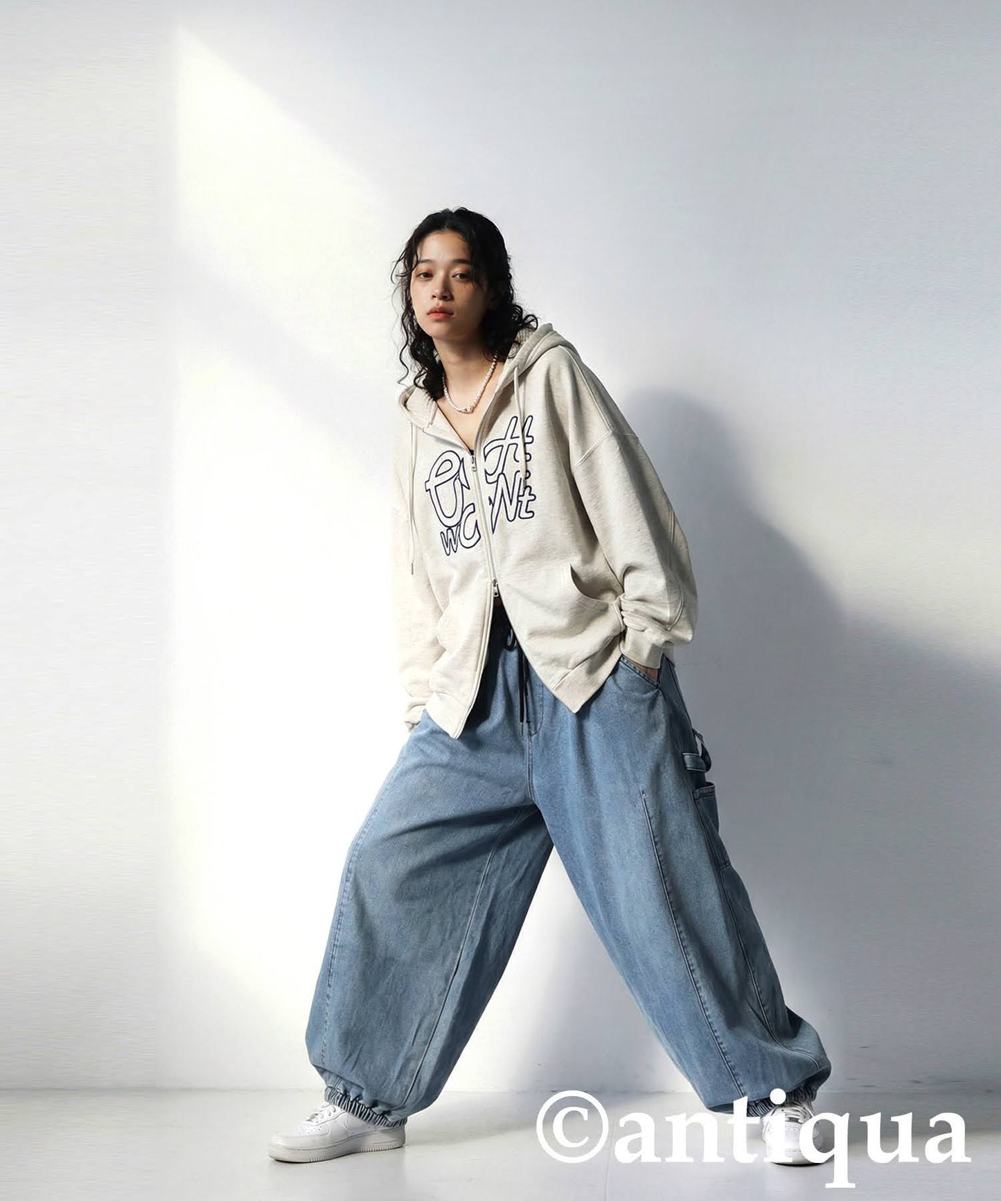 Denim Balloon Pants Ladies