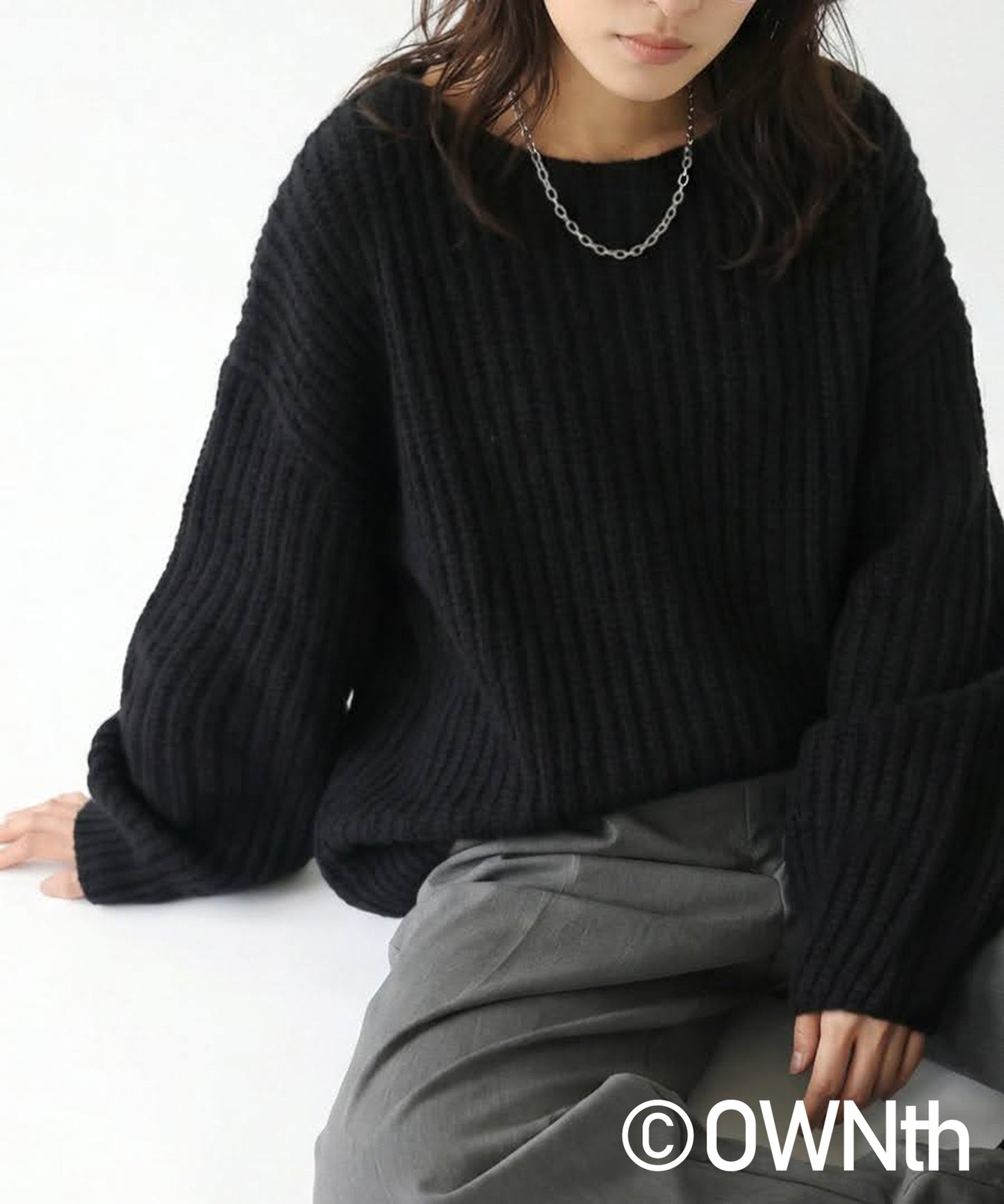 OWNth Ribbed Knit Top Ladies