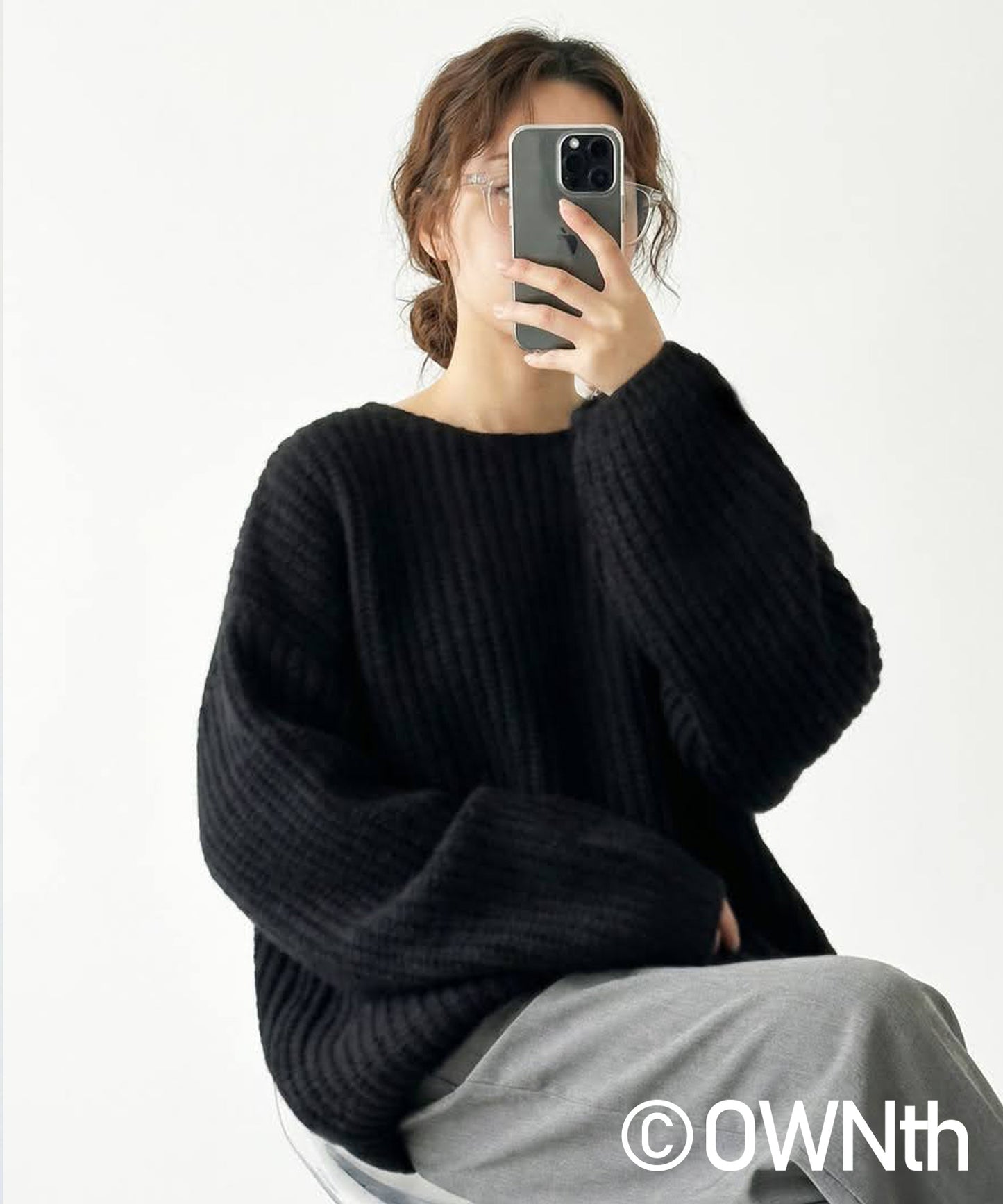 OWNth Ribbed Knit Top Ladies