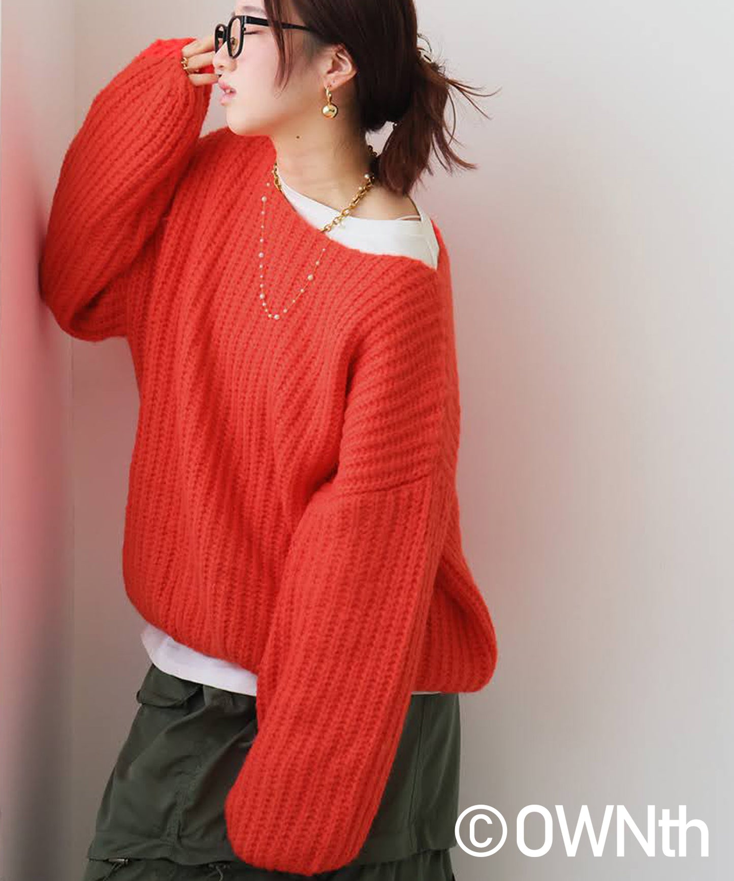 OWNth Ribbed Knit Top Ladies