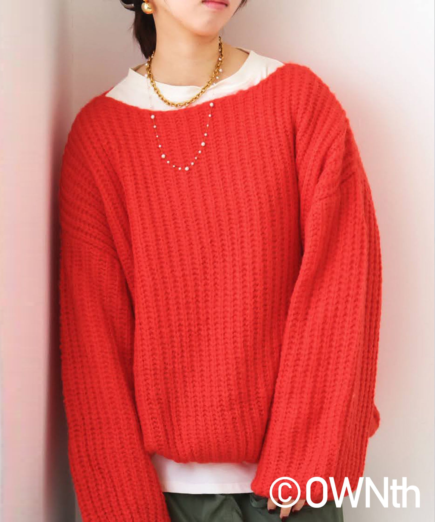 OWNth Ribbed Knit Top Ladies