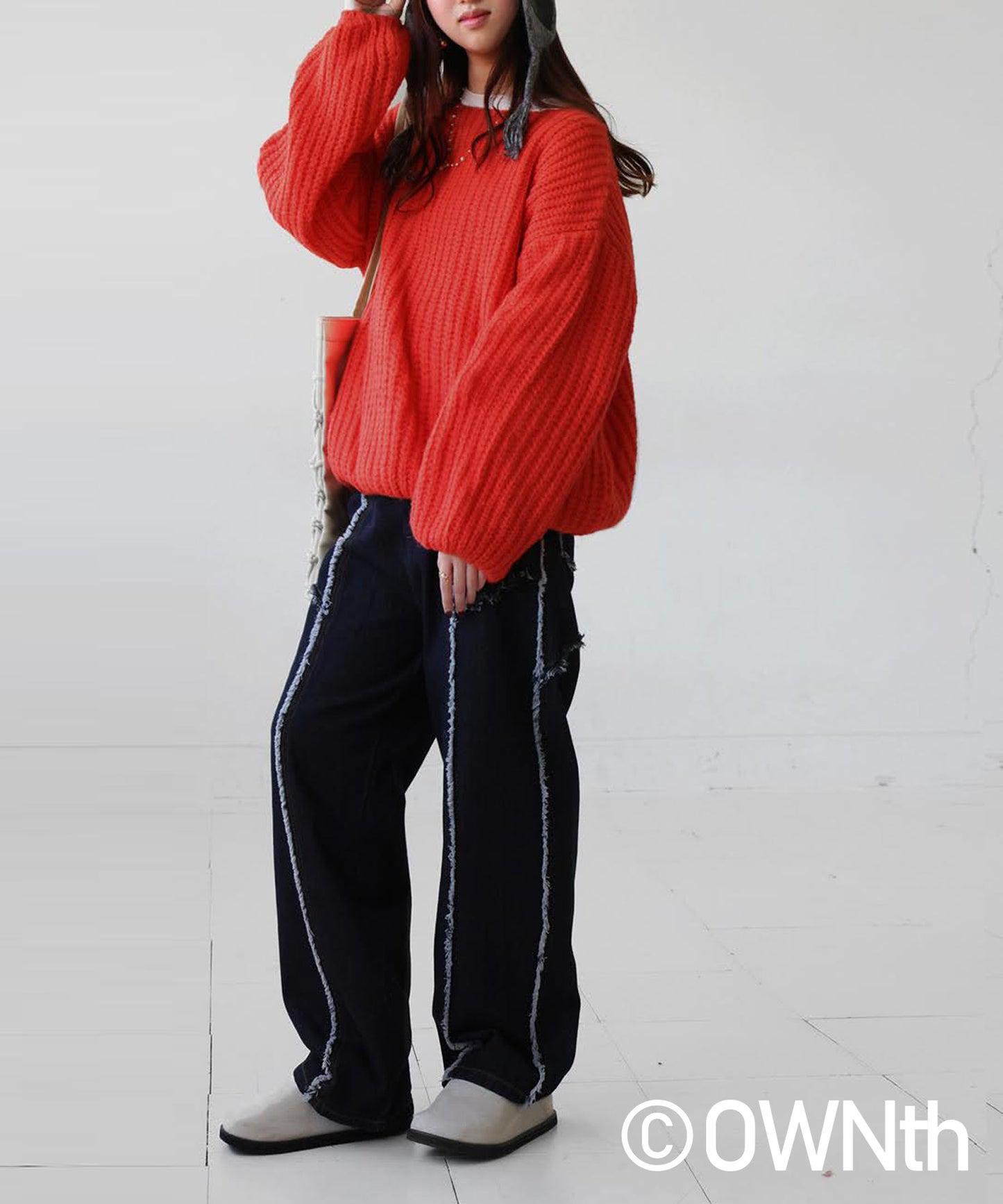 OWNth Ribbed Knit Top Ladies