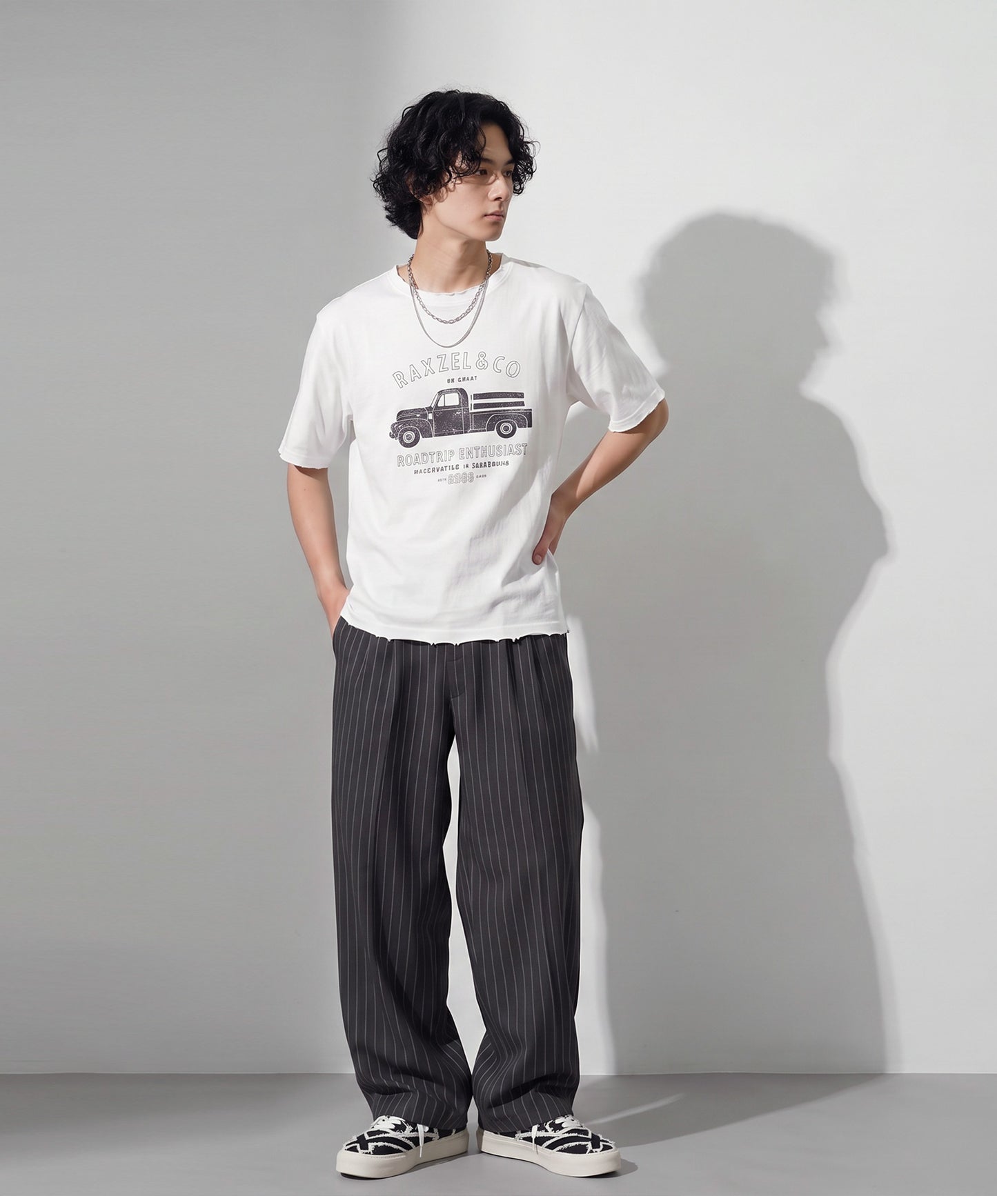 OWNth Vintage Print Distressed 100% Cotton T-Shirt Unisex