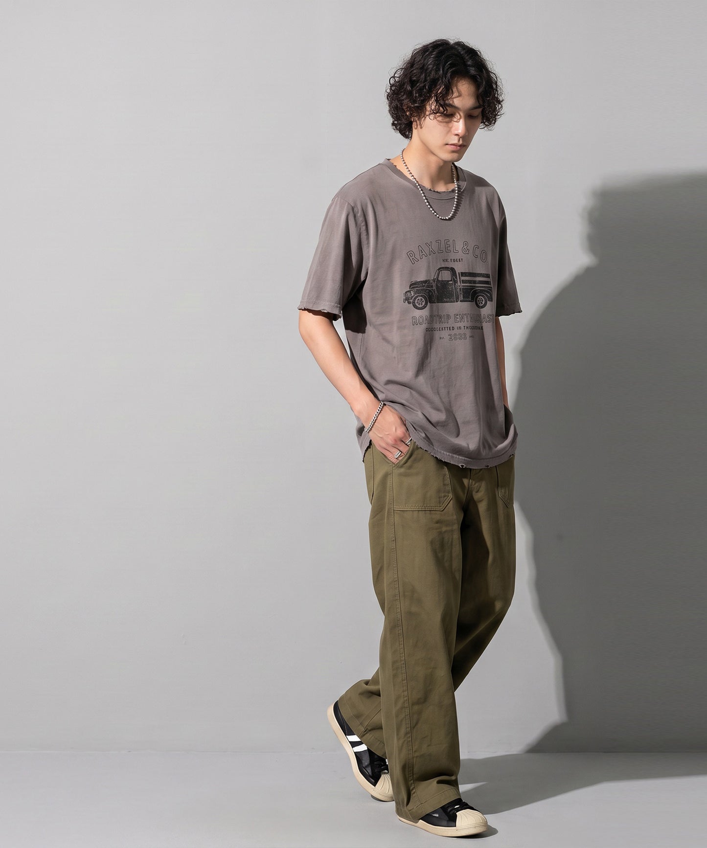 OWNth Vintage Print Distressed 100% Cotton T-Shirt Unisex