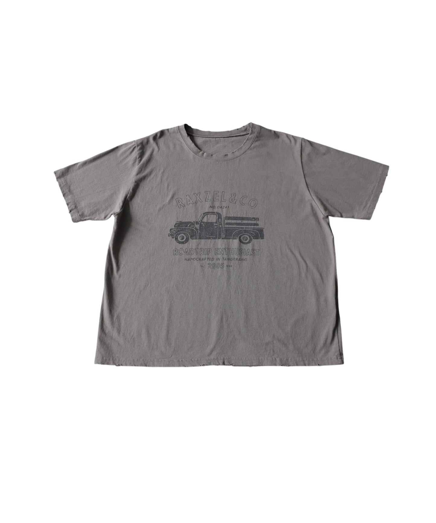 OWNth Vintage Print Distressed 100% Cotton T-Shirt Unisex