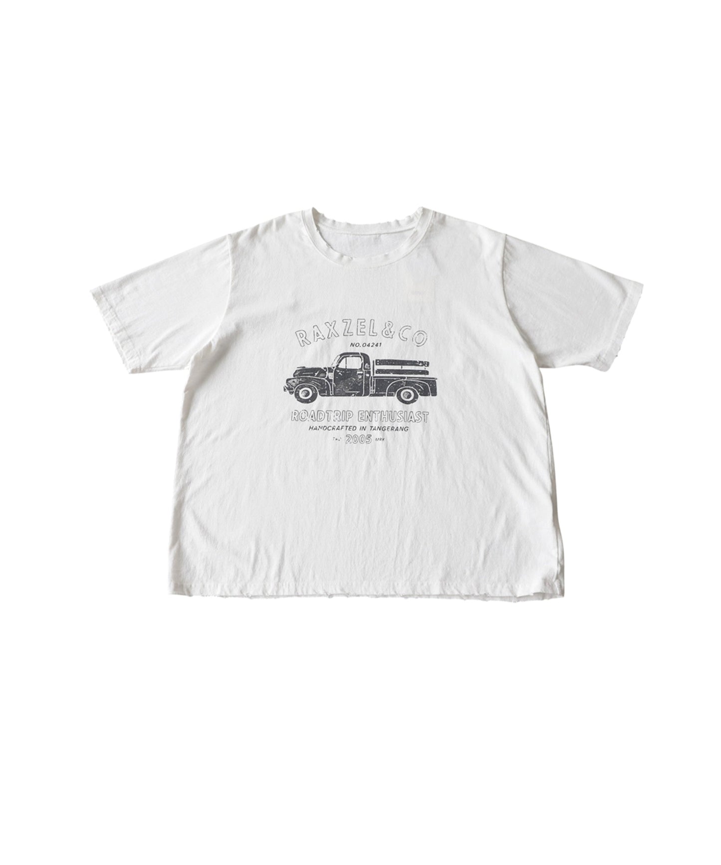 OWNth Vintage Print Distressed 100% Cotton T-Shirt Unisex