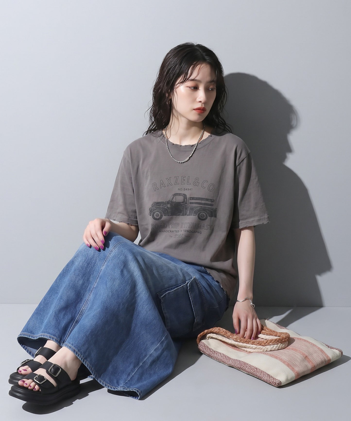 OWNth Vintage Print Distressed 100% Cotton T-Shirt Unisex