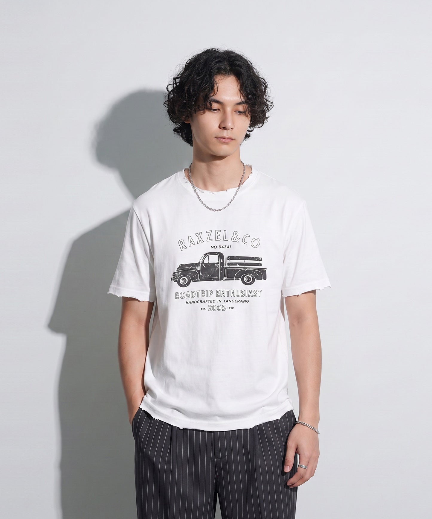 OWNth Vintage Print Distressed 100% Cotton T-Shirt Unisex