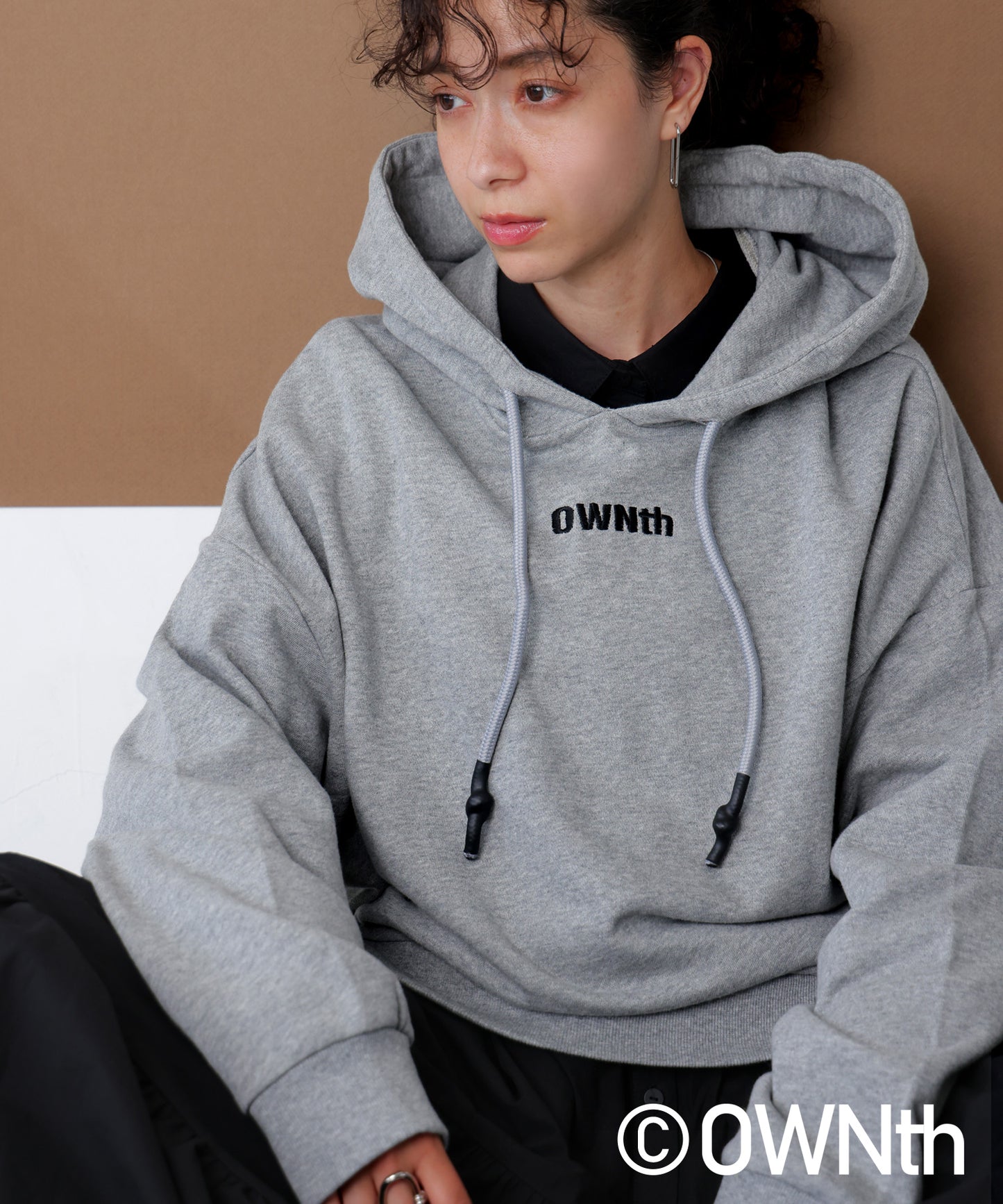 Shrink Chip Code Design "OWNth" Logo Hoodie Unisex