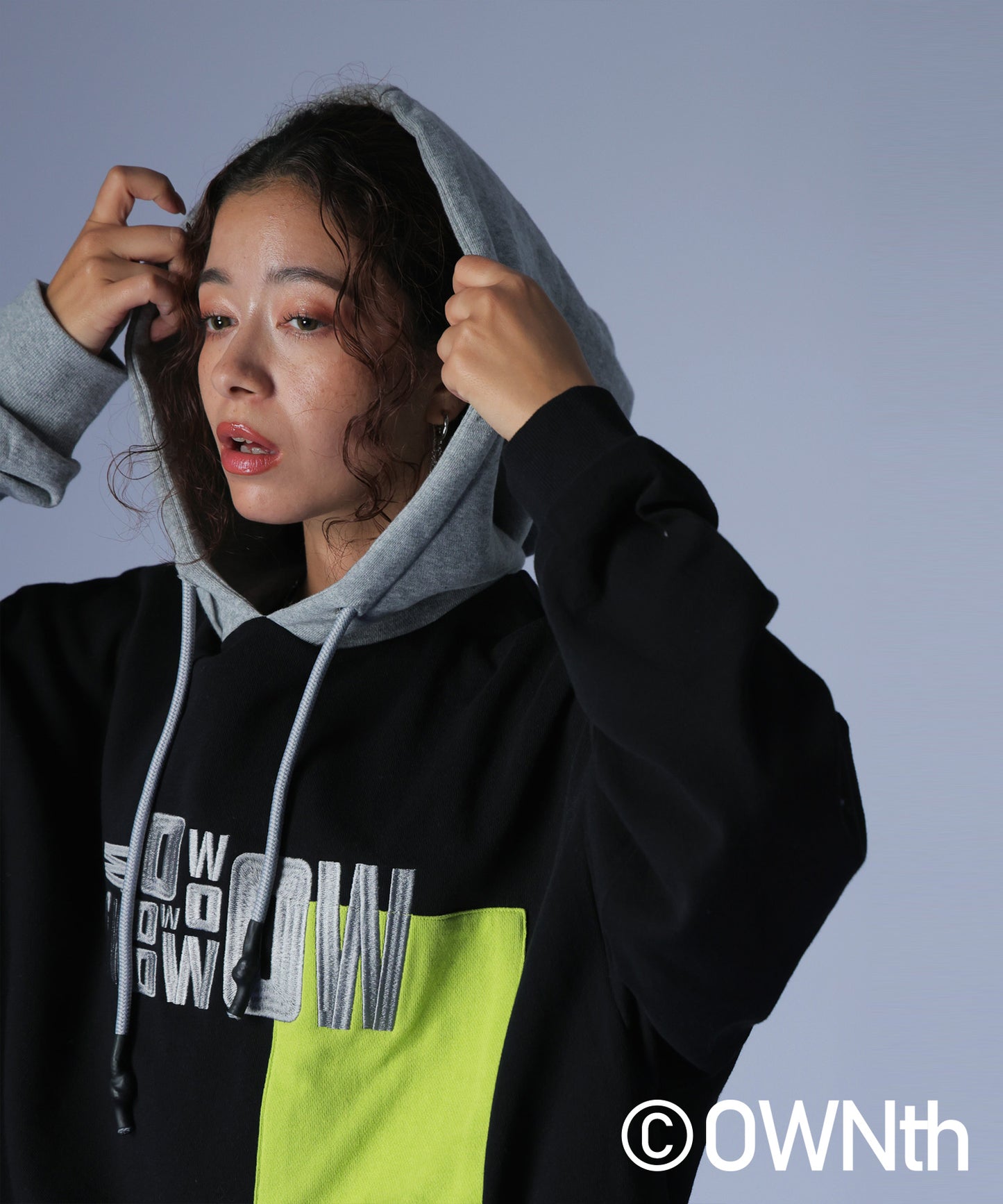 Switching Logo Hoodie Tops Unisex