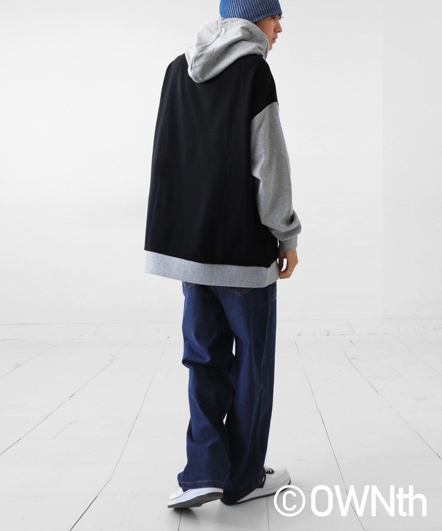 Switching Logo Hoodie Tops Unisex