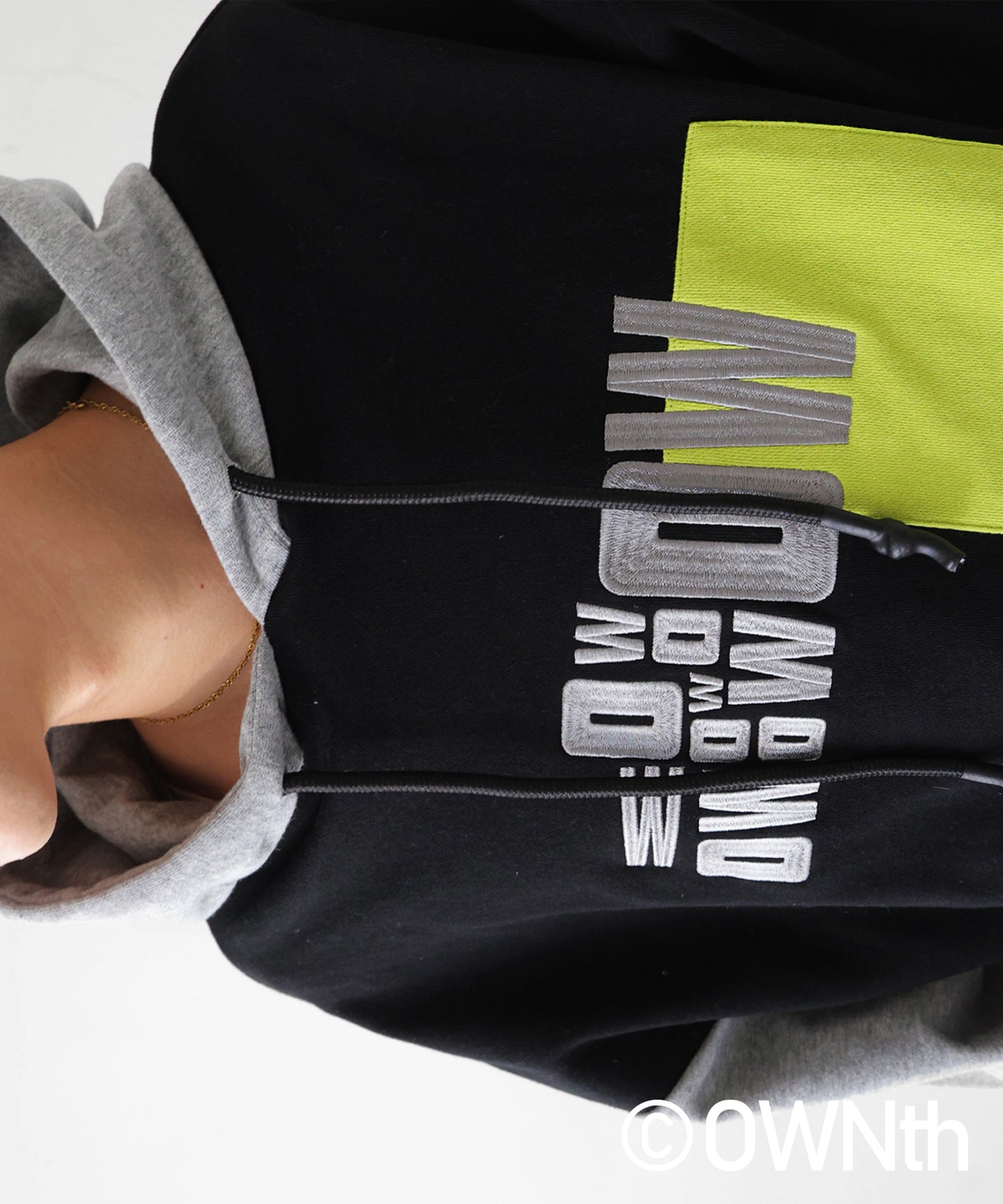 Switching Logo Hoodie Tops Unisex