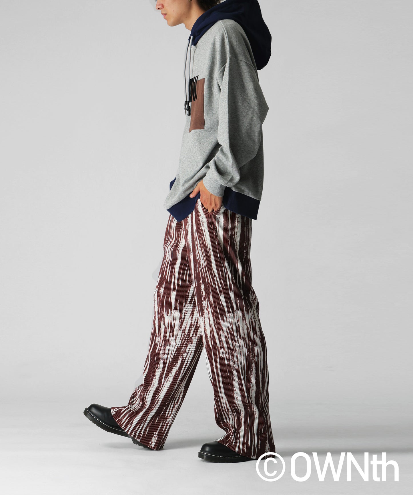 Switching Logo Hoodie Tops Unisex