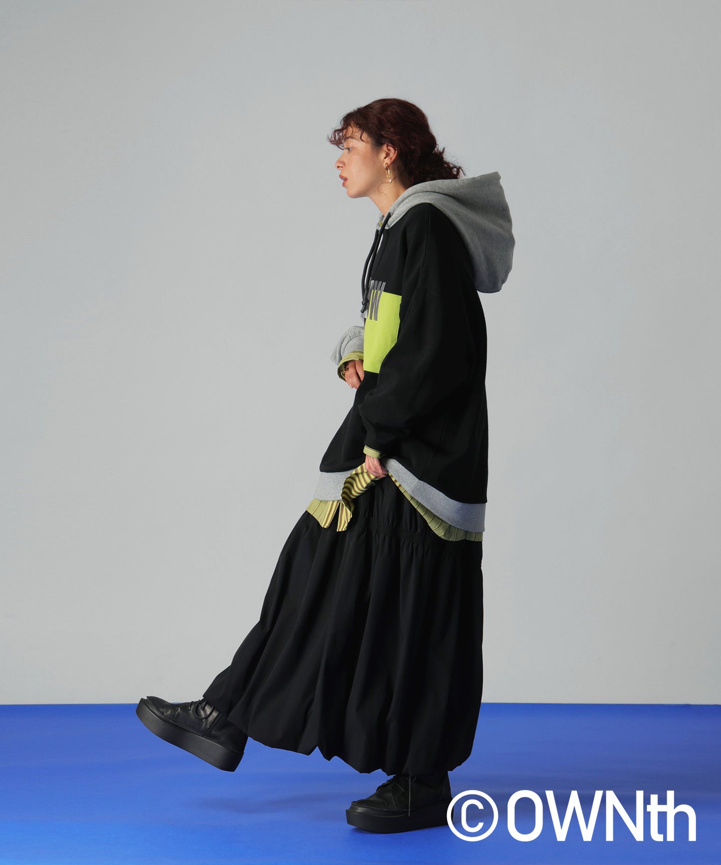 Switching Logo Hoodie Tops Unisex