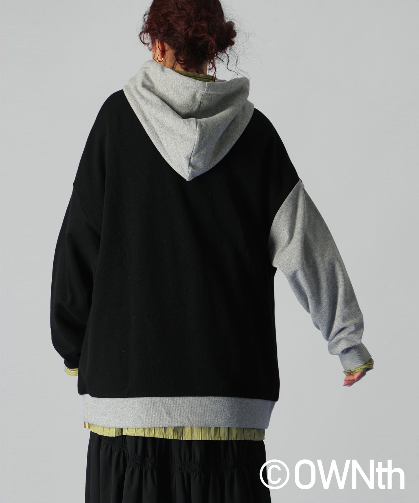 Switching Logo Hoodie Tops Unisex