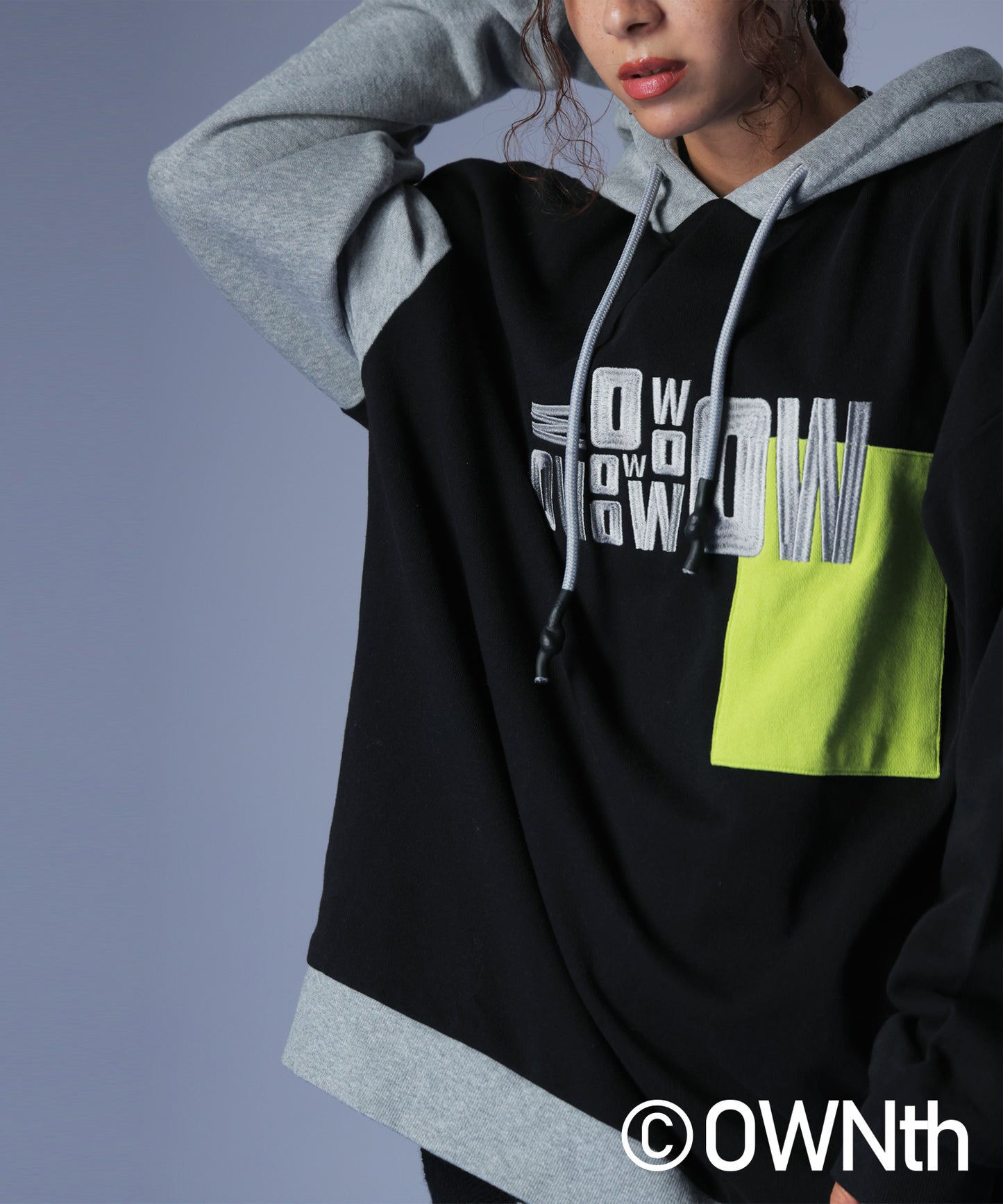 Switching Logo Hoodie Tops Unisex