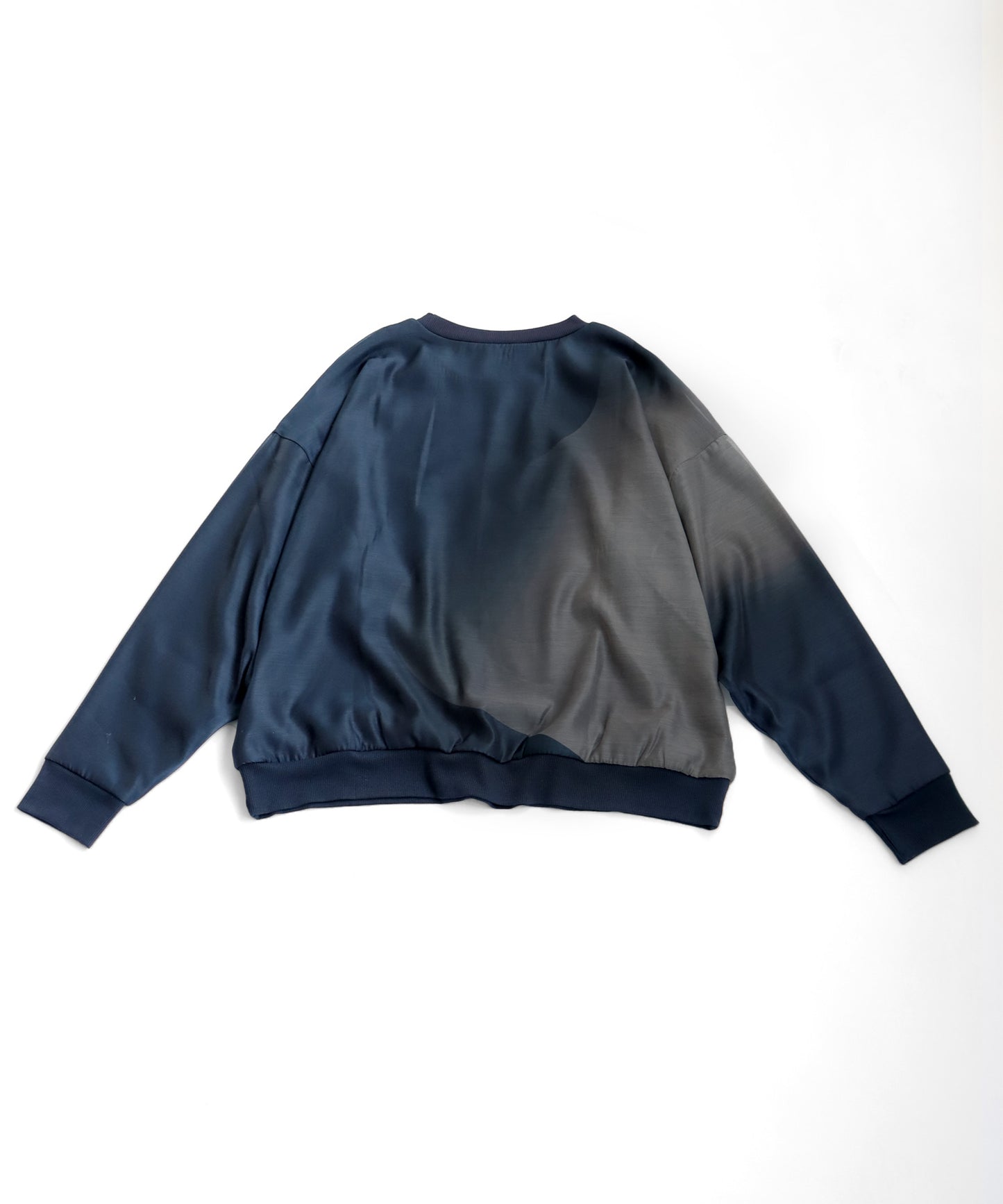 Gradation Sheer Layered Logo Pullover Ladies