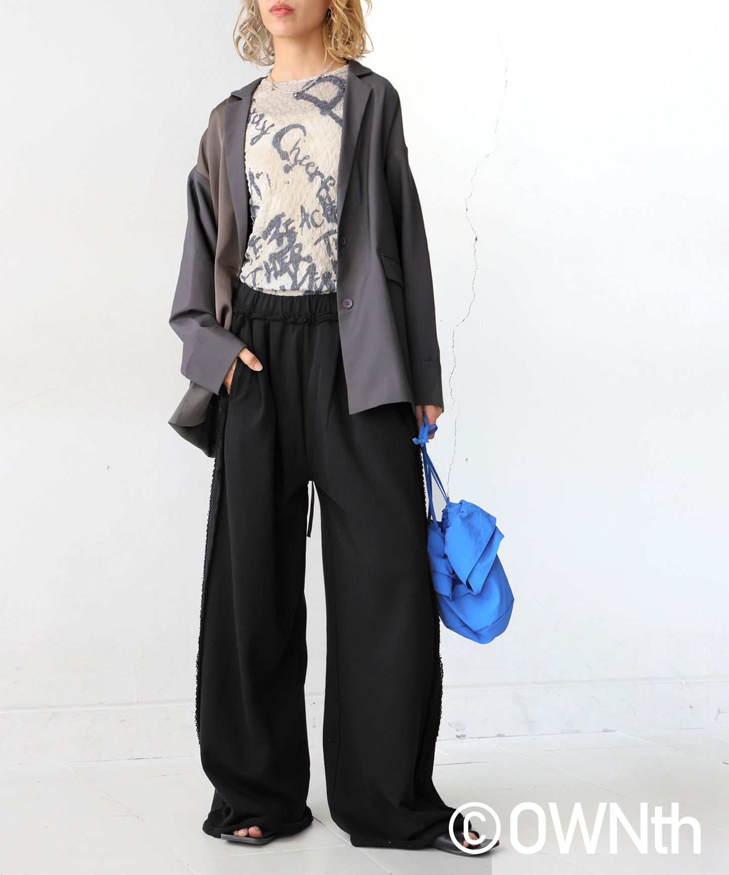 OWNth Unisex Mesh Line Pants