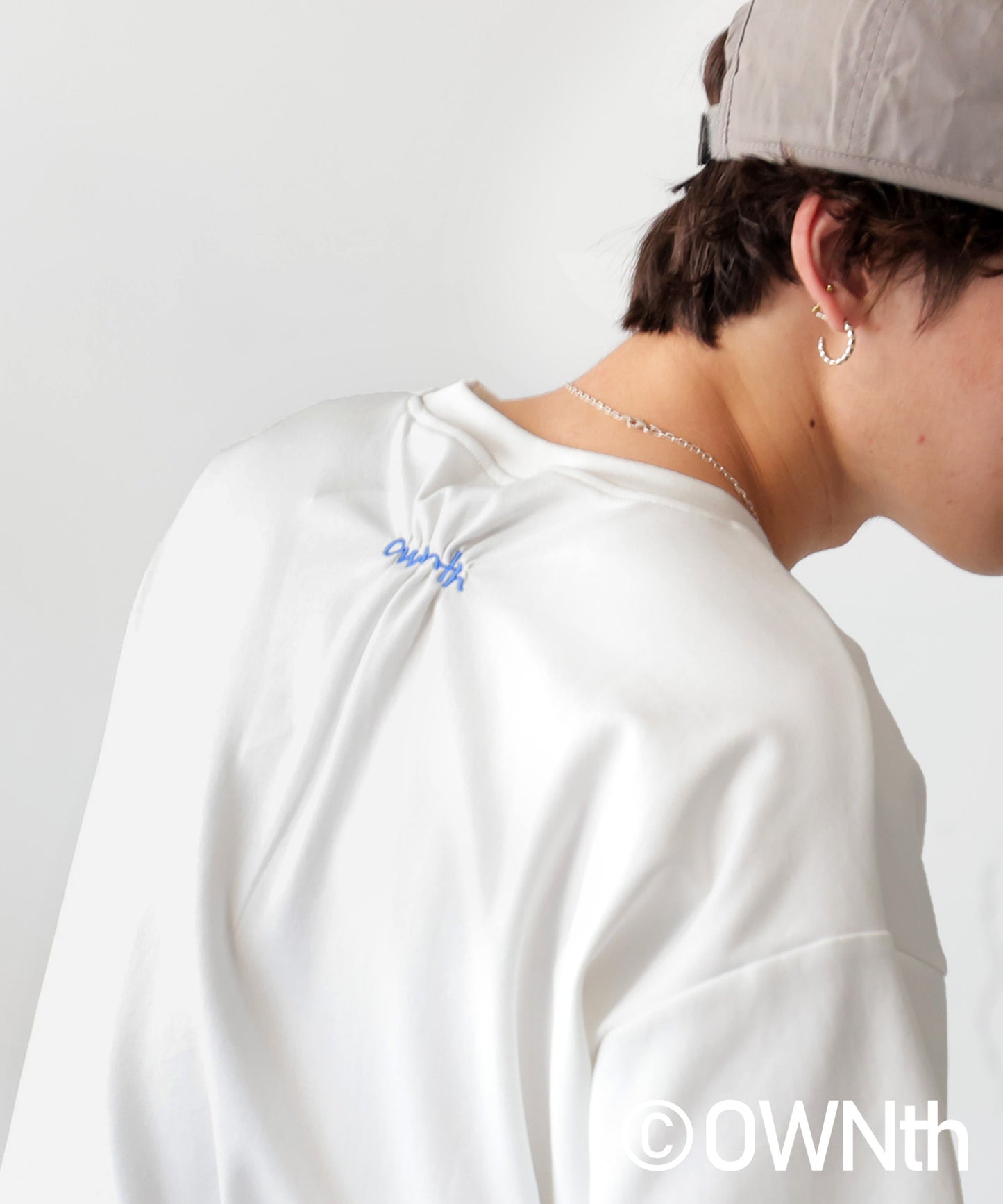 OWNth Ladies Tuck Design Embroidery Logo T-Shirt