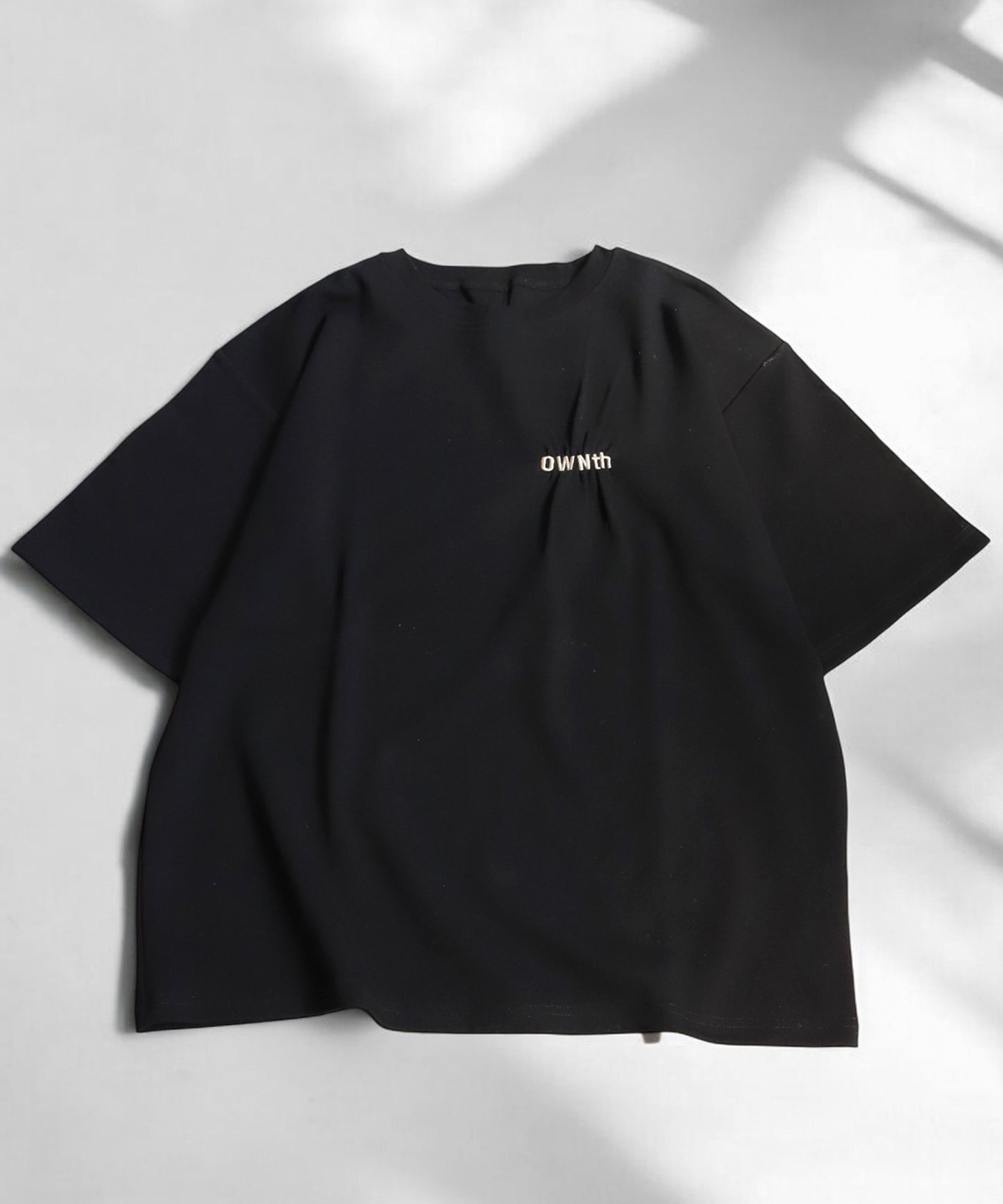 OWNth Ladies Tuck Design Embroidery Logo T-Shirt